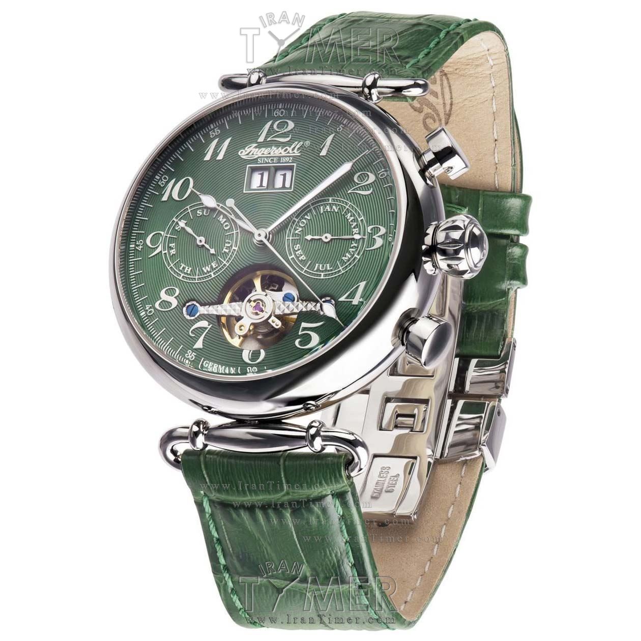 قیمت و خرید ساعت مچی مردانه اینگرسول(INGERSOLL) مدل IN1319GR کلاسیک اسپرت | اورجینال و اصلی