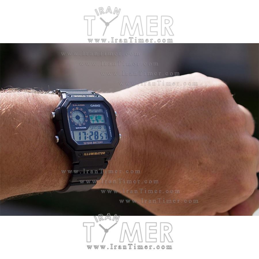 قیمت و خرید ساعت مچی مردانه کاسیو (CASIO) جنرال مدل AE-1200WH-1BVDF اسپرت | اورجینال و اصلی