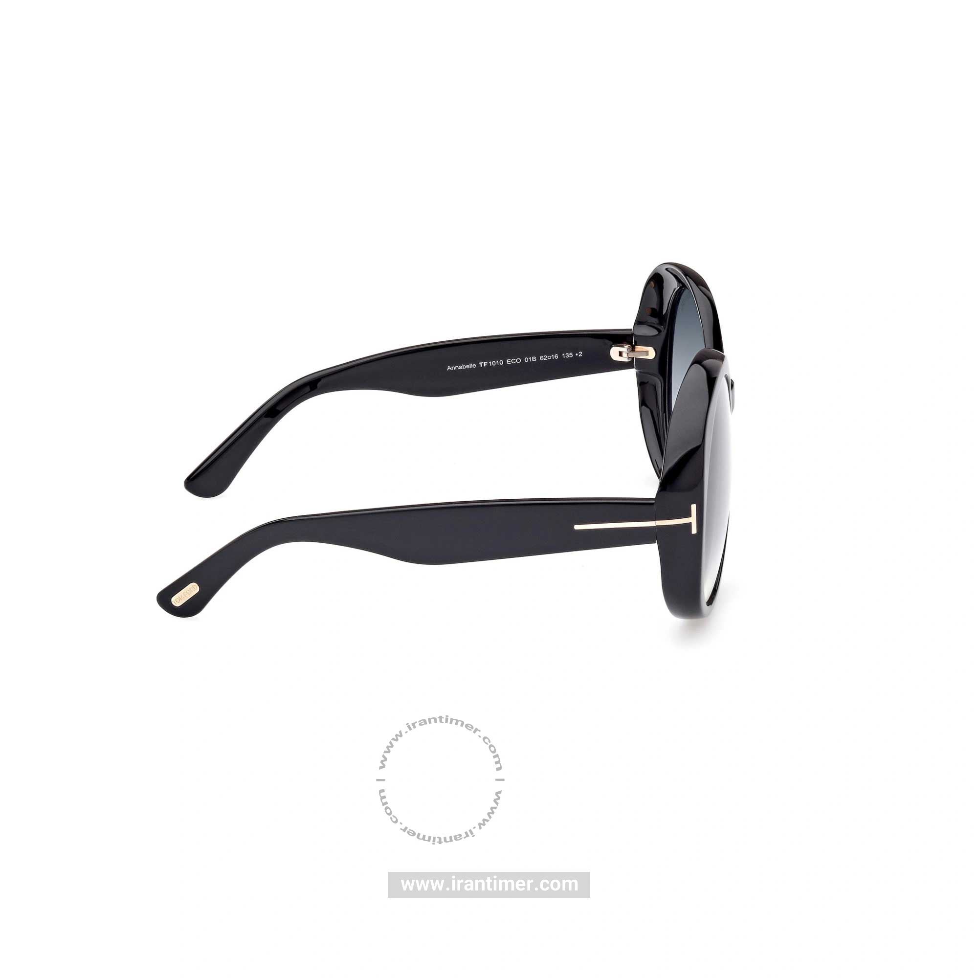 قیمت و خرید عینک آفتابی زنانه کلاسیک (TOM FORD) مدل FT 1010 01B 62 | اورجینال و اصلی