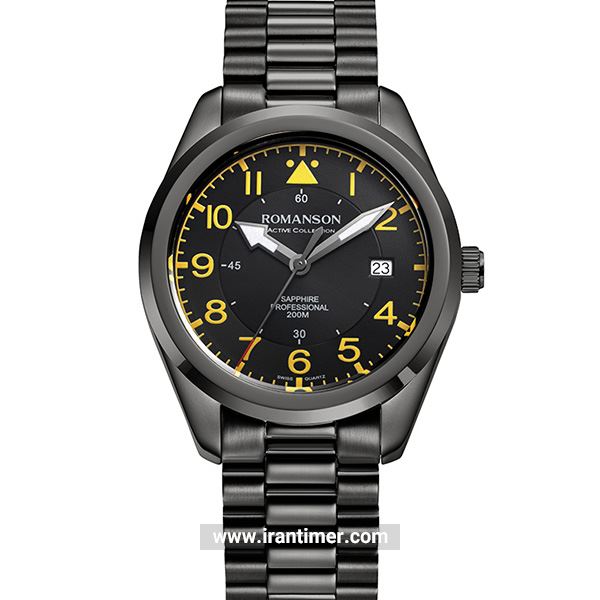 قیمت و خرید ساعت مچی مردانه رومانسون(ROMANSON) مدل AM2027MMYEA37E-BK کلاسیک | اورجینال و اصلی