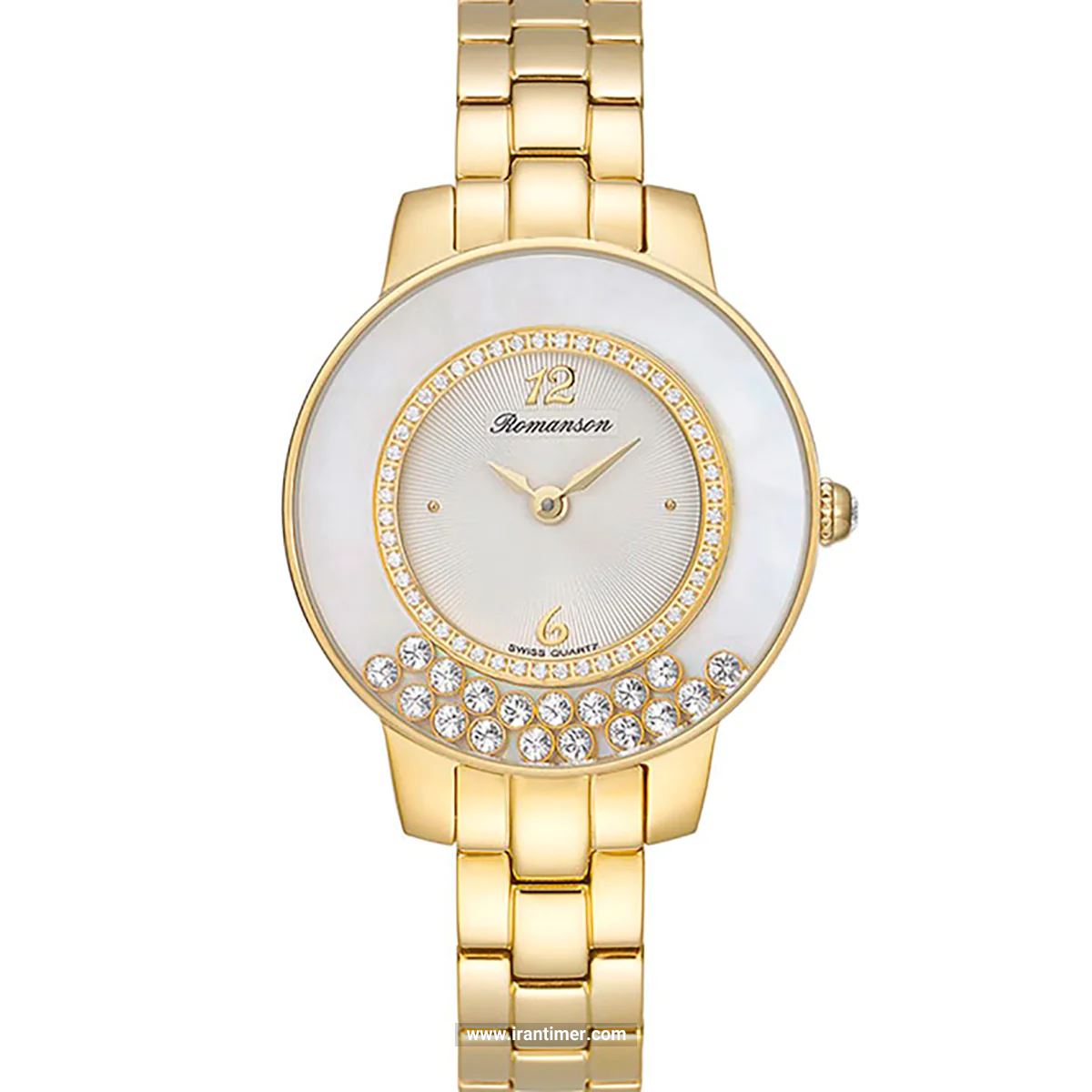 قیمت و خرید ساعت مچی زنانه رومانسون(ROMANSON) مدل RM7A30QLGGA1R1 فشن | اورجینال و اصلی