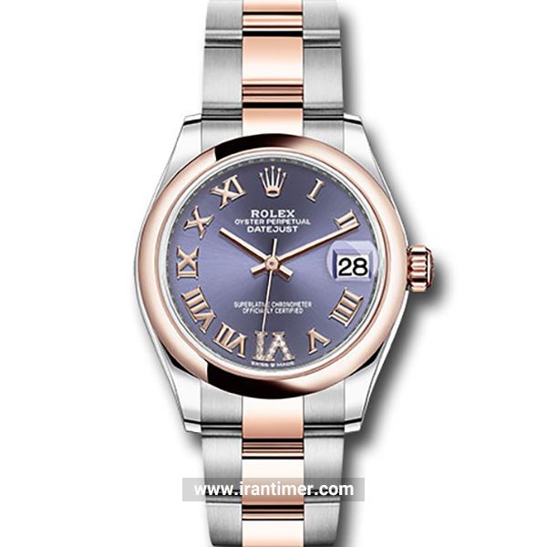 قیمت و خرید ساعت مچی زنانه رولکس(Rolex) مدل 278241 AUBDR6O DARK PURPLE کلاسیک | اورجینال و اصلی