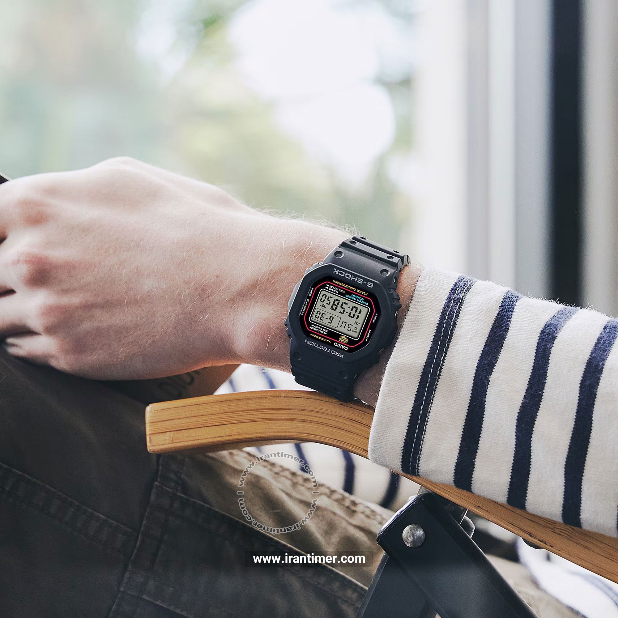 قیمت و خرید ساعت مچی مردانه کاسیو (CASIO) جی شاک مدل DW-5600RL-1DR اسپرت | اورجینال و اصلی