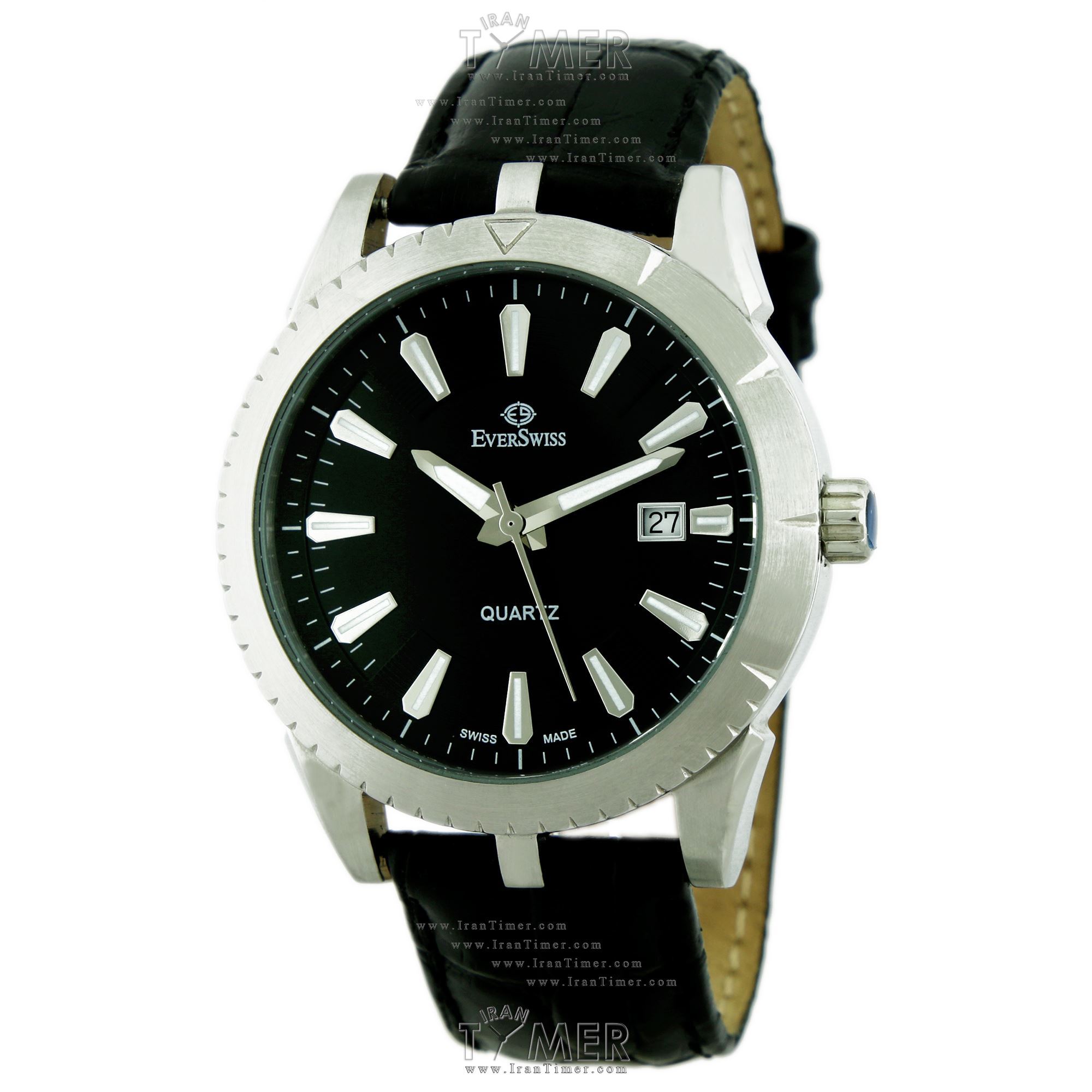 قیمت و خرید ساعت مچی مردانه اورسوئیس(EVER SWISS) مدل 19227-S154 کلاسیک اسپرت | اورجینال و اصلی