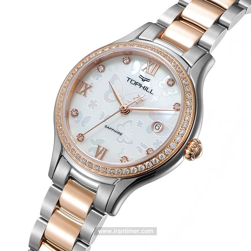 قیمت و خرید ساعت مچی زنانه تاپ هیل(TOPHILL) مدل TE026L.M7267 فشن | اورجینال و اصلی