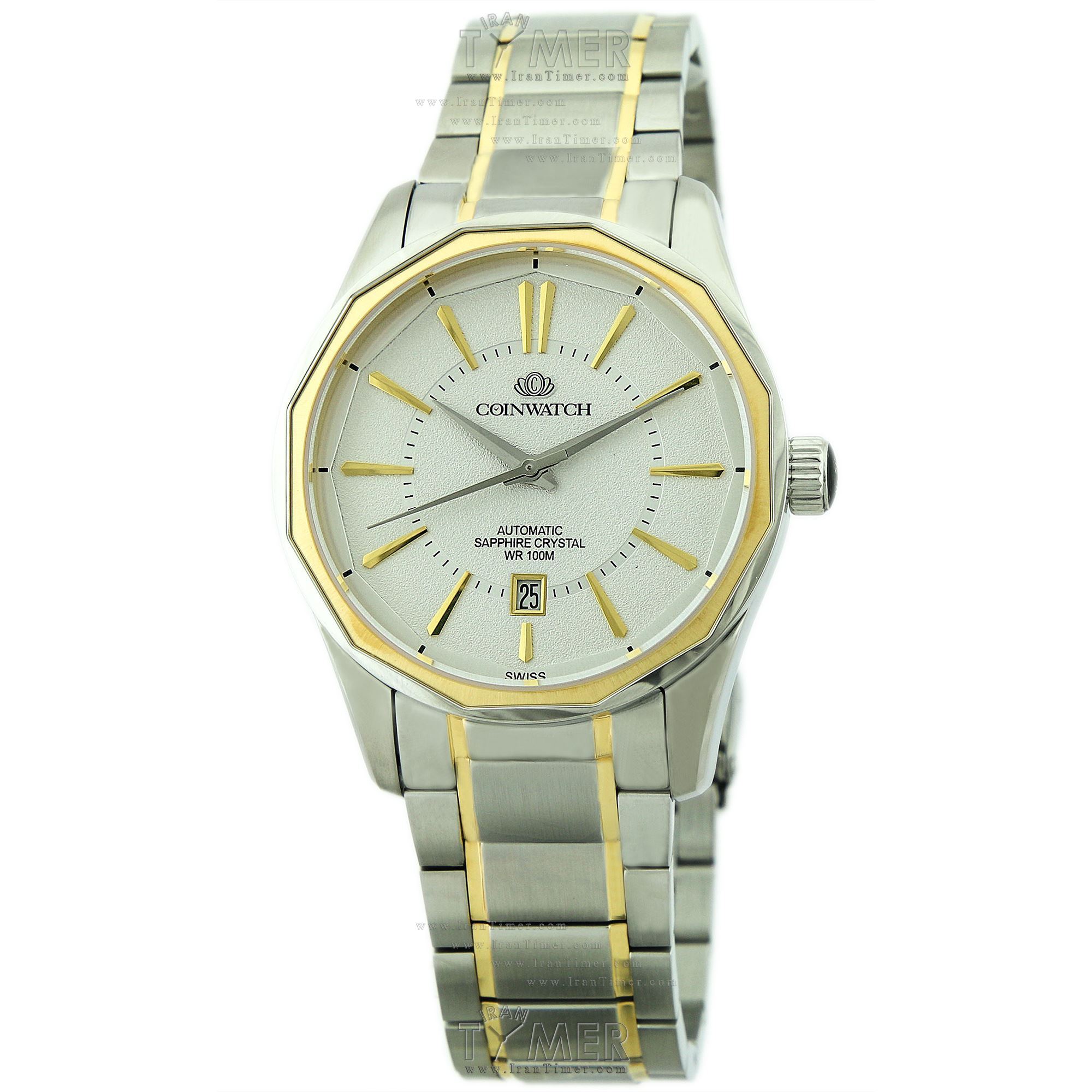 قیمت و خرید ساعت مچی مردانه کوین واچ(COINWATCH) مدل C122TWH کلاسیک | اورجینال و اصلی