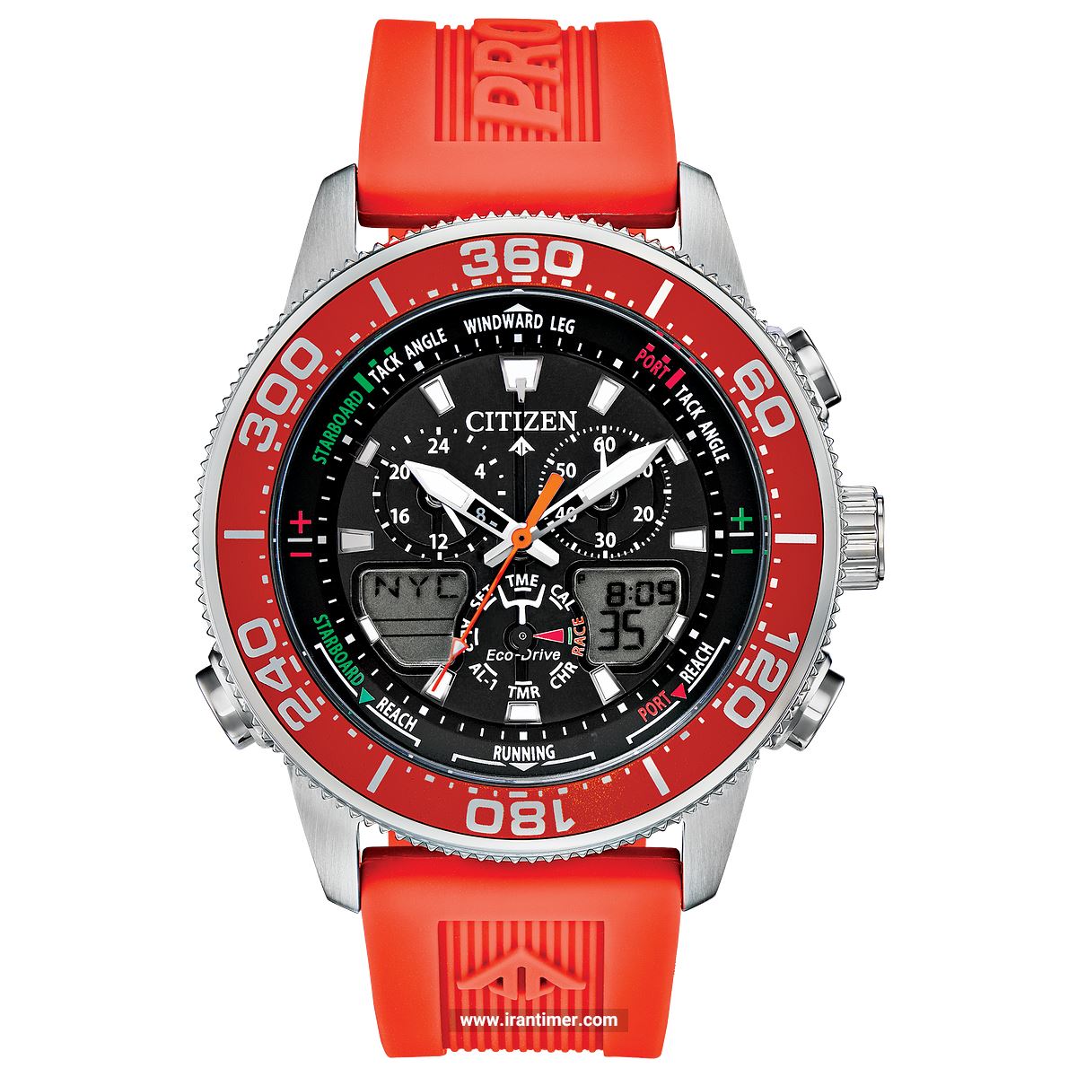 قیمت و خرید ساعت مچی مردانه سیتیزن(CITIZEN) مدل JR4061-00F اسپرت | اورجینال و اصلی