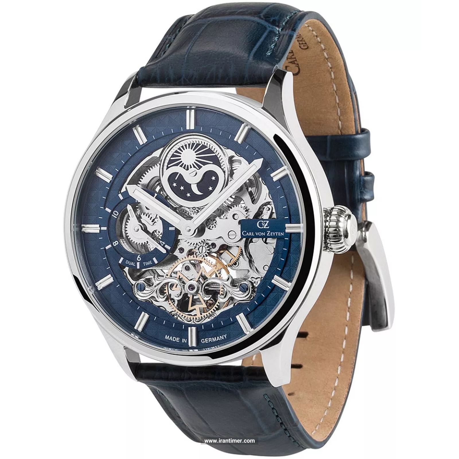قیمت و خرید ساعت مچی مردانه کارل ون زیتن(CARL VON ZEYTEN) مدل CVZ0008BLS کلاسیک | اورجینال و اصلی