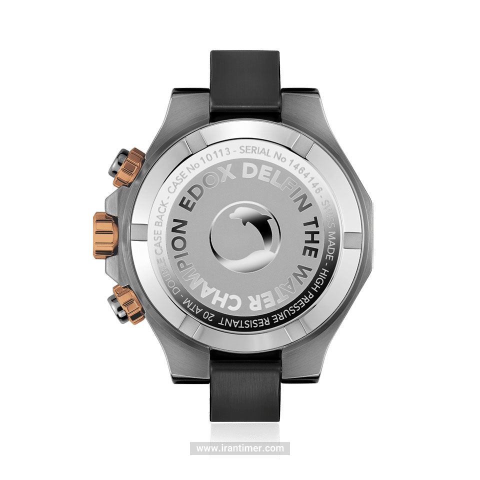 قیمت و خرید ساعت مچی مردانه ادُکس(EDOX) مدل 10112357GRNCABRNR اسپرت | اورجینال و اصلی