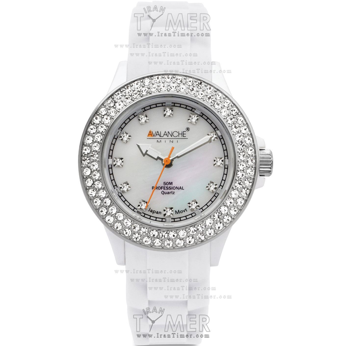 قیمت و خرید ساعت مچی زنانه اولانچ(AVALANCHE) مدل AVM1018SWH اسپرت | اورجینال و اصلی
