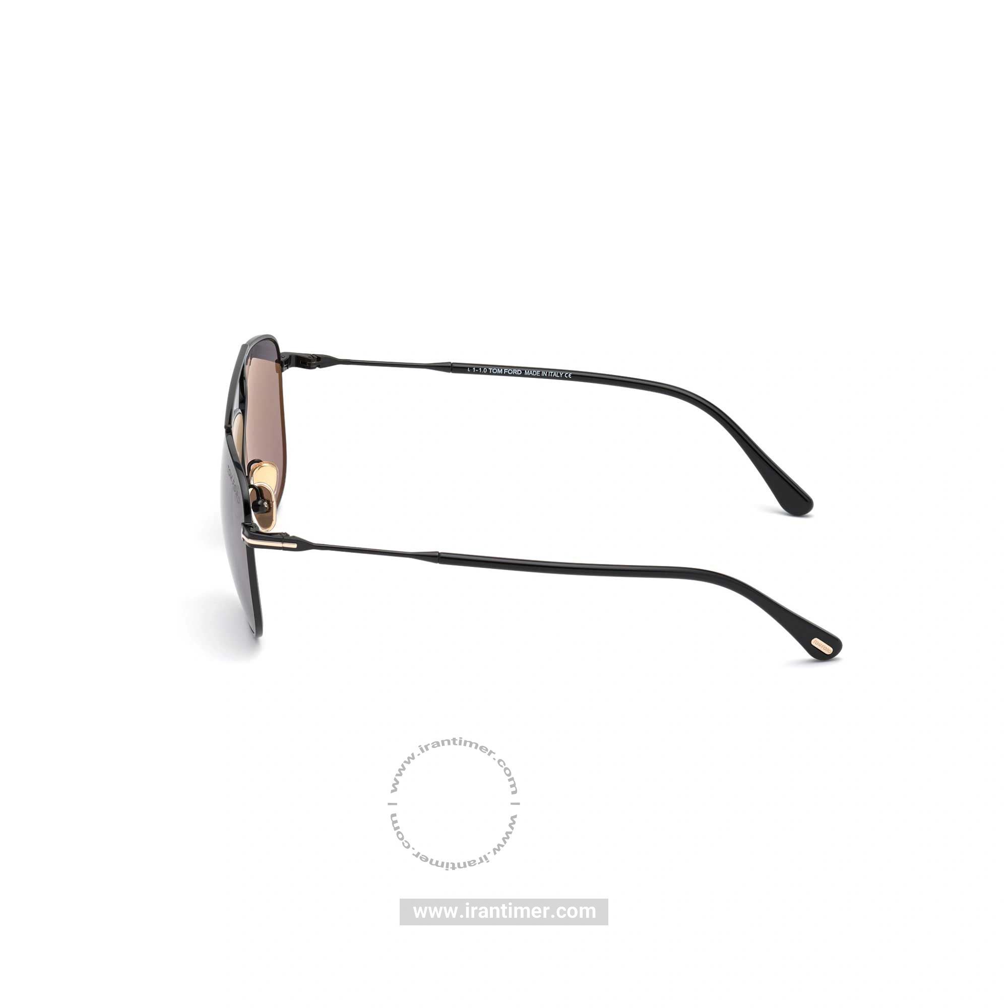 قیمت و خرید عینک آفتابی مردانه خلبانی (TOM FORD) مدل FT 0815 01C 58 | اورجینال و اصلی