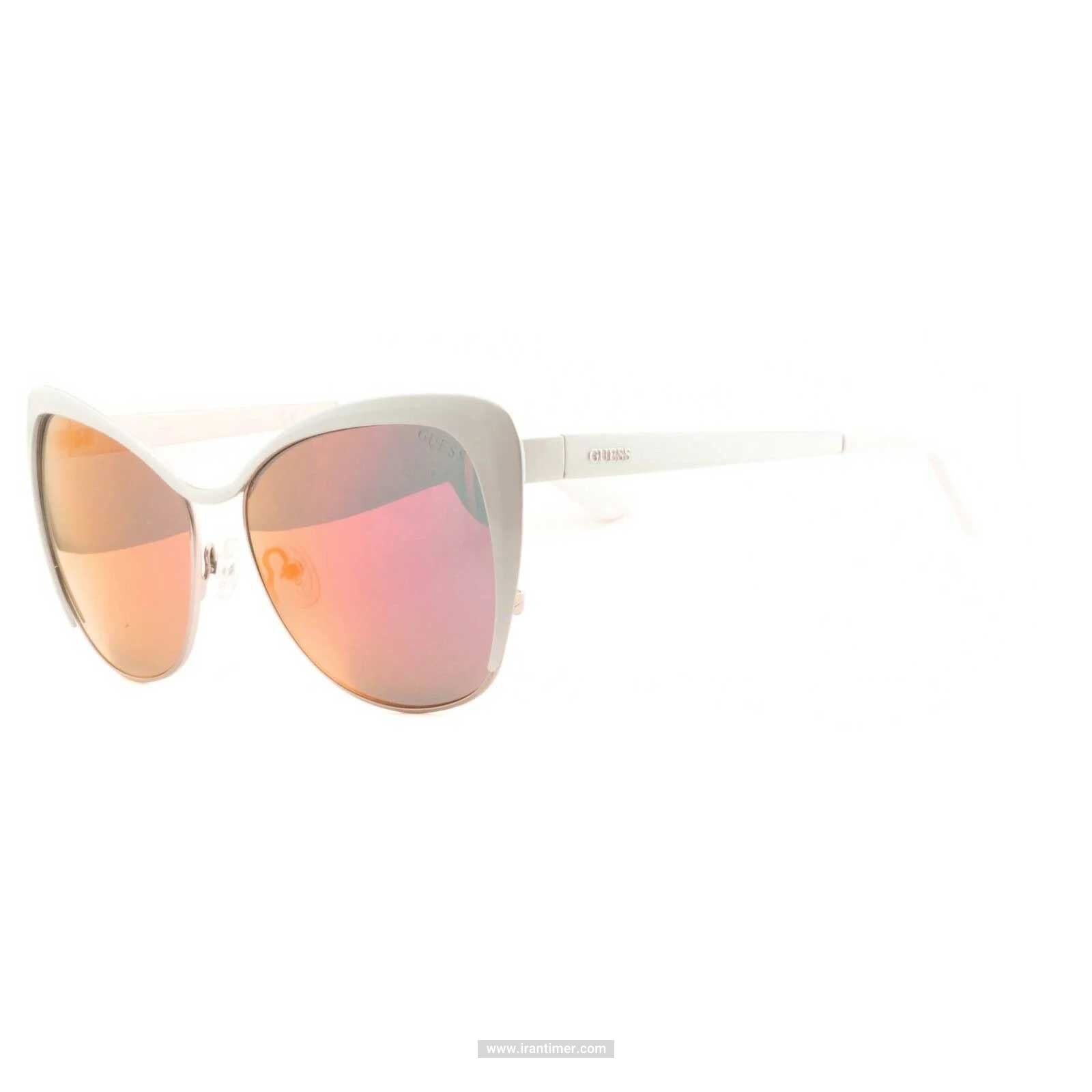 قیمت و خرید عینک آفتابی زنانه کلاسیک (guess) مدل GU 7422 21Z 58 | اورجینال و اصلی