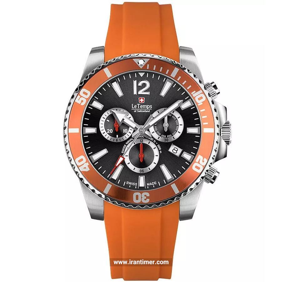 قیمت و خرید ساعت مچی مردانه له تام(Le Temps) مدل LT1044.14BR05 اسپرت | اورجینال و اصلی