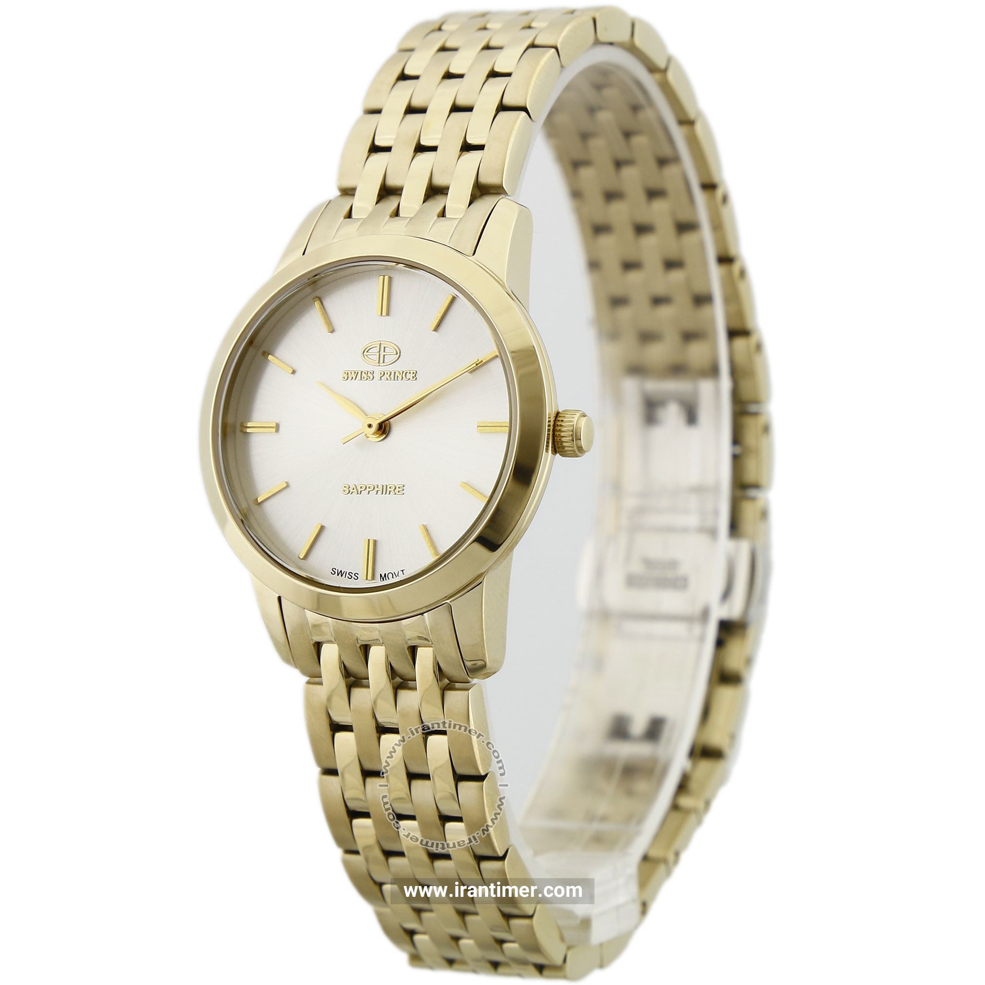 قیمت و خرید ساعت مچی زنانه سوئیس پرنس(Swiss Prince) مدل 2001G-WOMEN-SILVER-GOLD کلاسیک | اورجینال و اصلی
