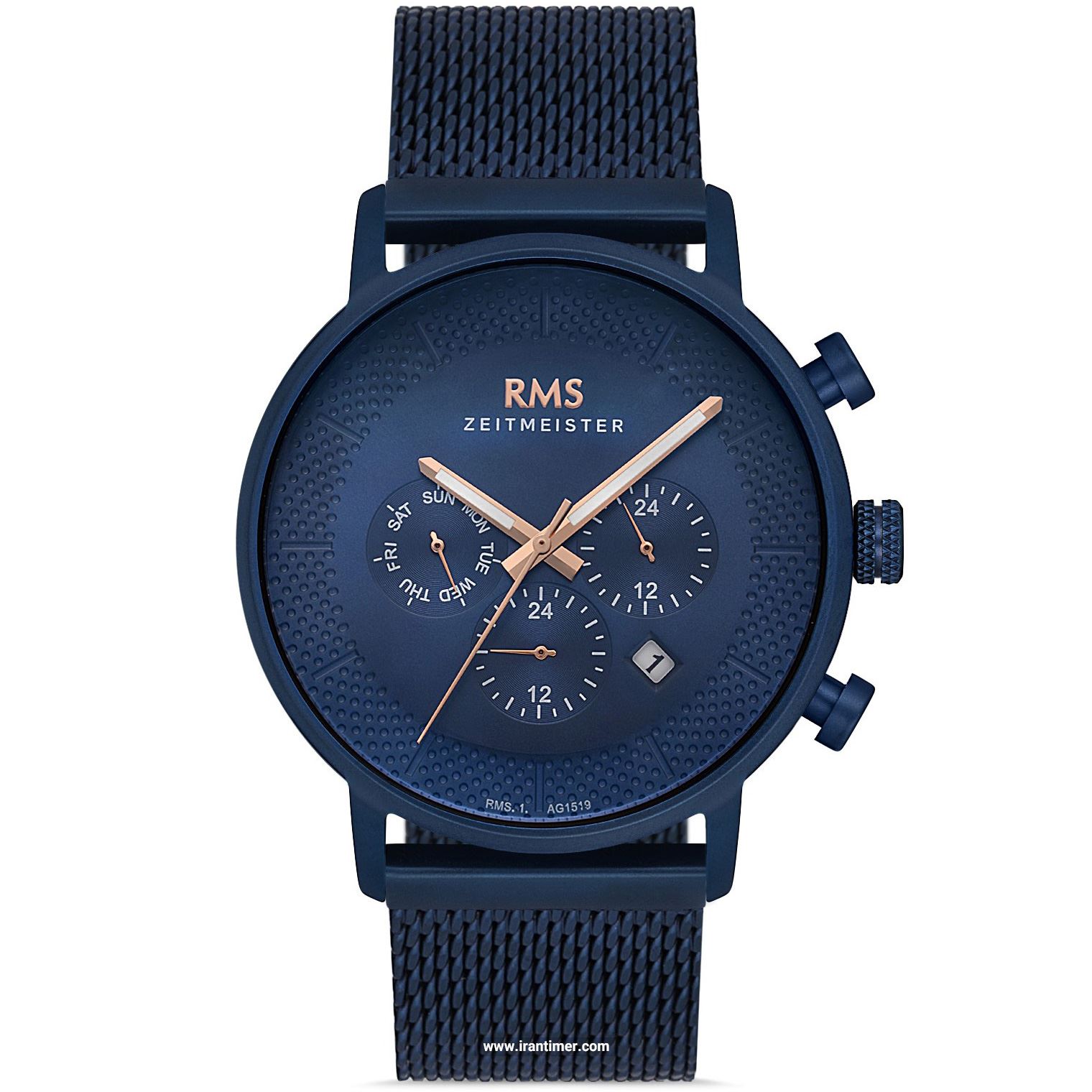 قیمت و خرید ساعت مچی مردانه آر ام اس زیمستر(RMS ZEITMEISTER) مدل RMS.1.AG1519.07 کلاسیک | اورجینال و اصلی