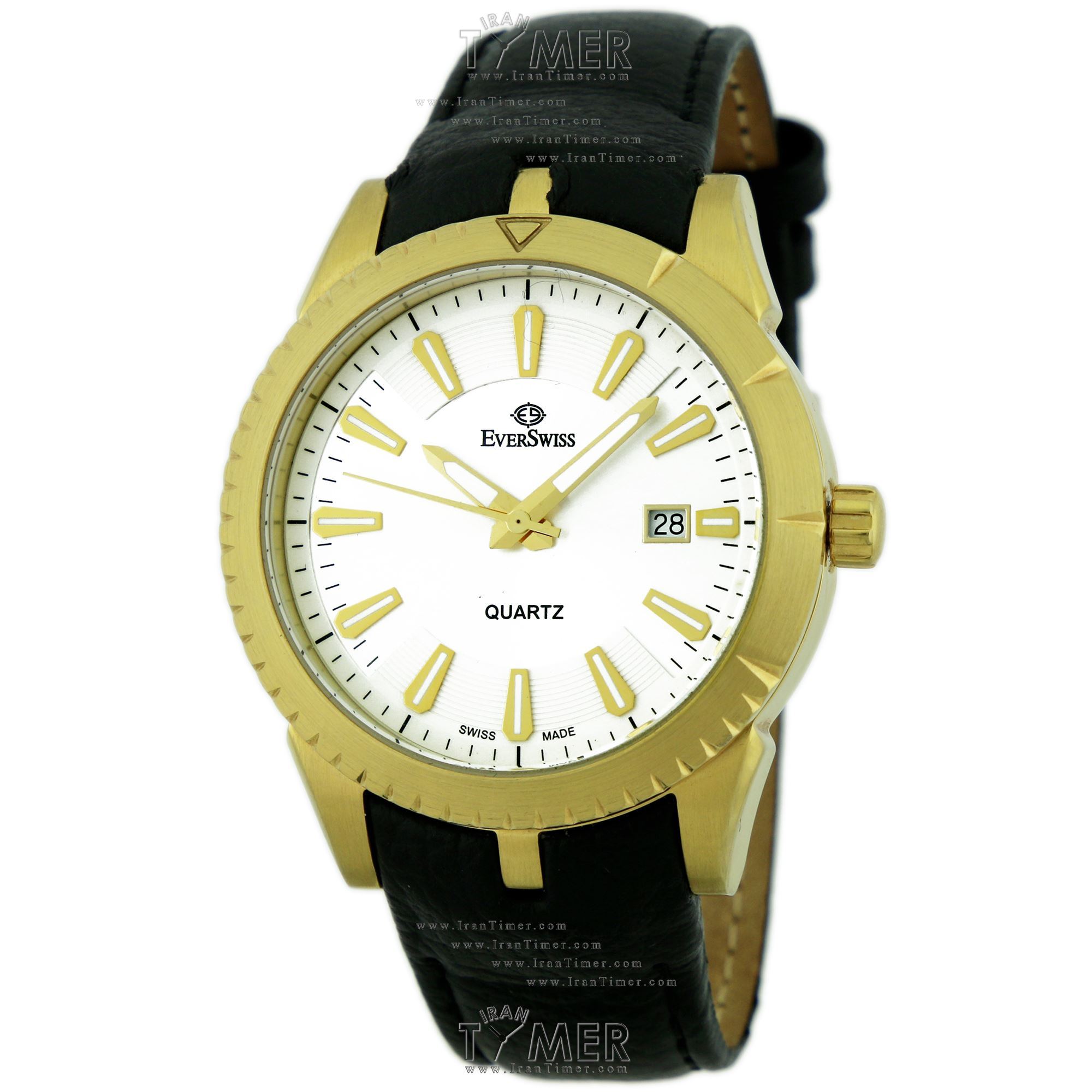 قیمت و خرید ساعت مچی مردانه اورسوئیس(EVER SWISS) مدل 19227-G157 کلاسیک | اورجینال و اصلی