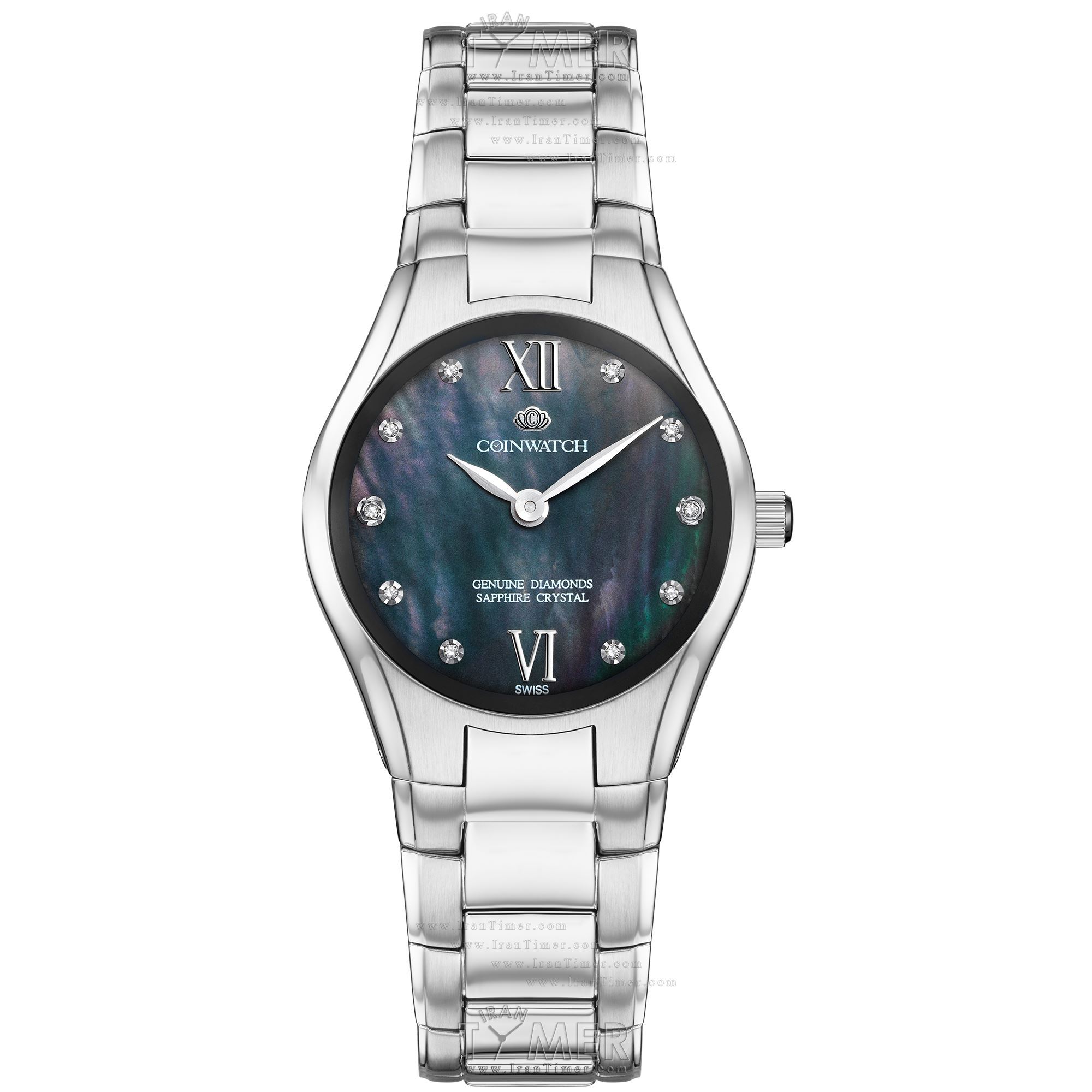 قیمت و خرید ساعت مچی زنانه کوین واچ(COINWATCH) مدل C168SBK کلاسیک | اورجینال و اصلی