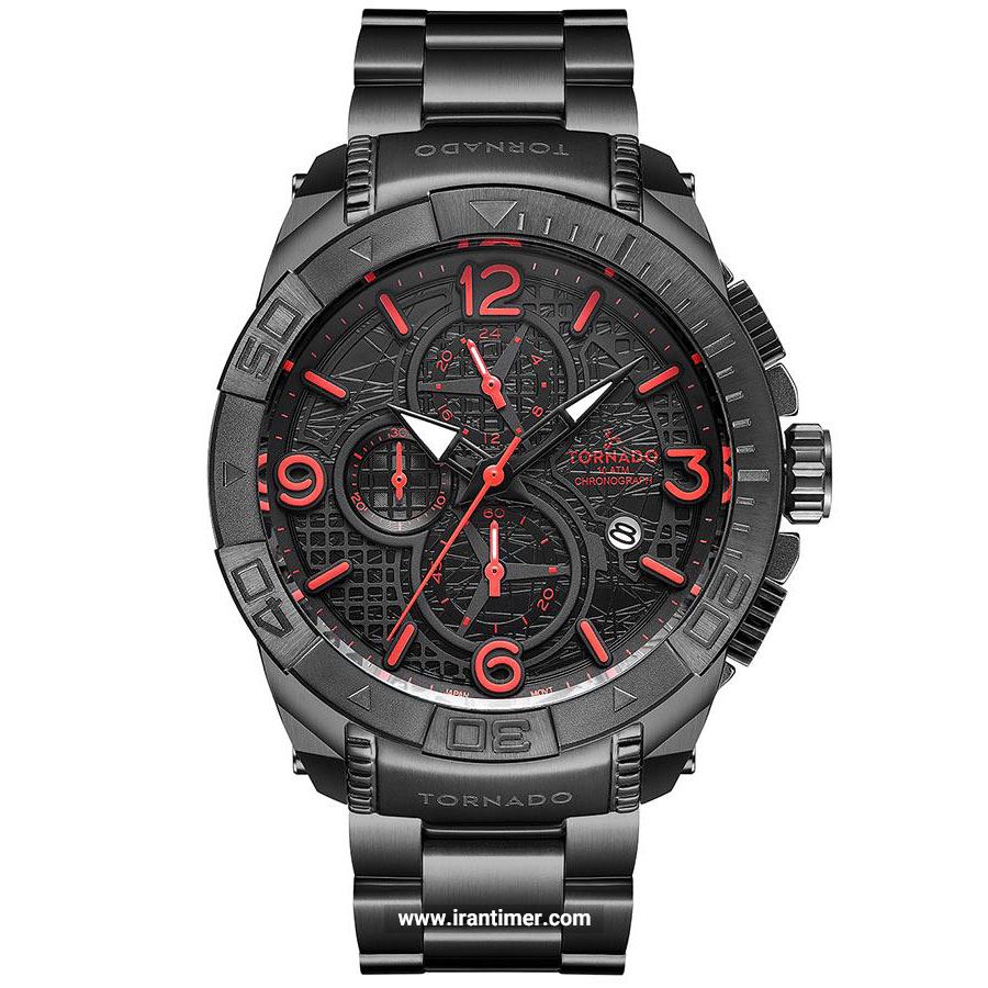 قیمت و خرید ساعت مچی مردانه تورنادو(Tornado) مدل T8100-BBBBR کلاسیک | اورجینال و اصلی