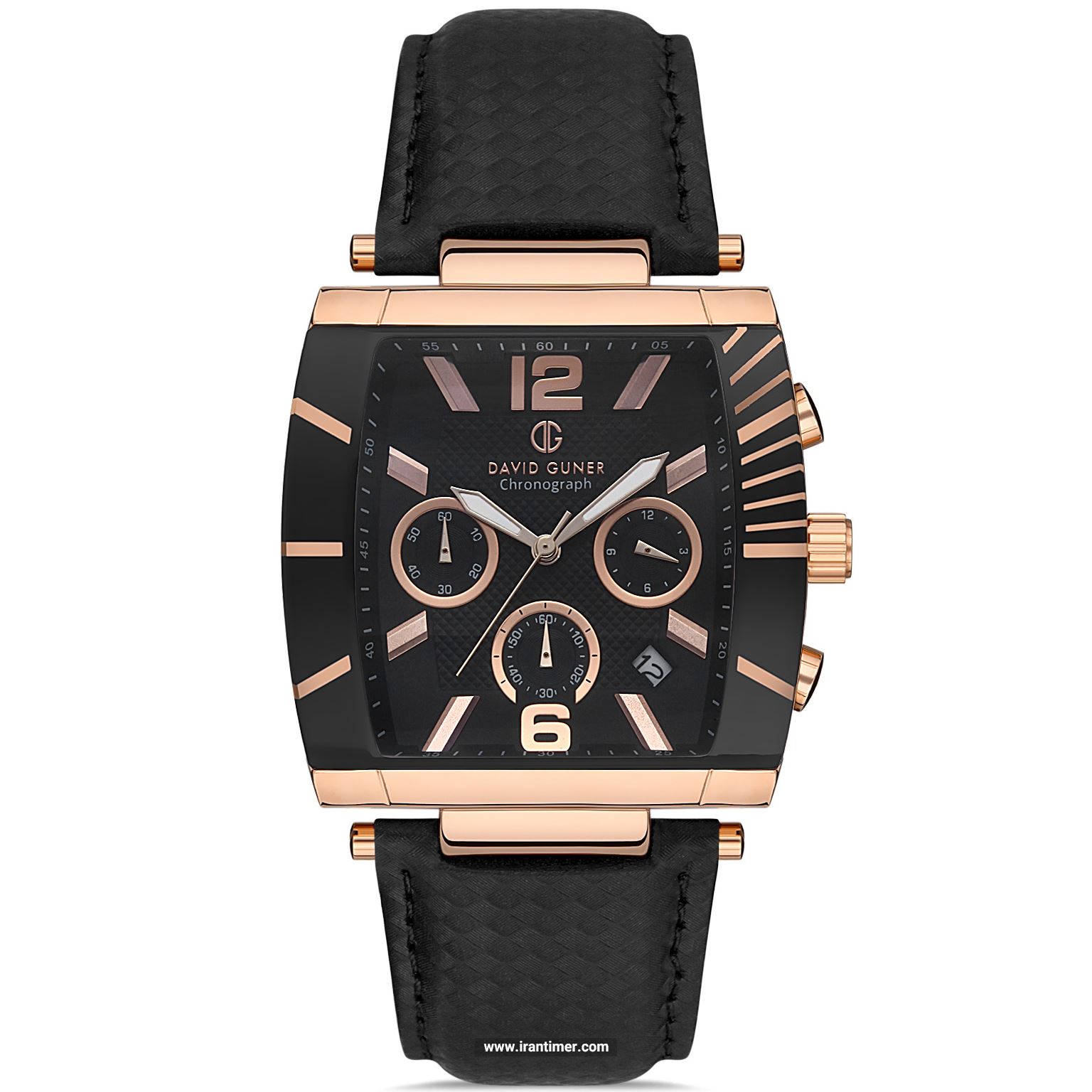 قیمت و خرید ساعت مچی مردانه دیوید گانر(David Guner) مدل DG-8056GB-R2 کلاسیک | اورجینال و اصلی