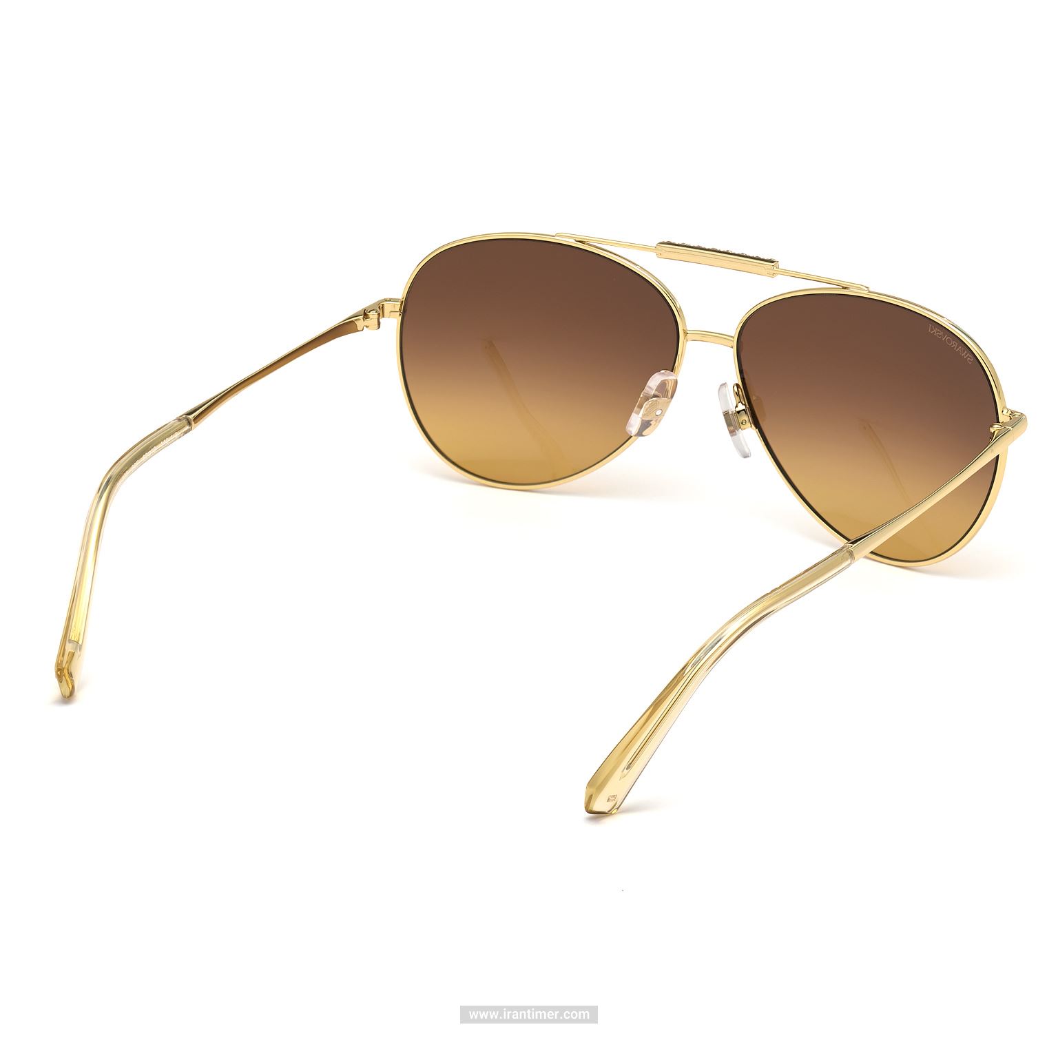 قیمت و خرید عینک آفتابی زنانه خلبانی (SWAROVSKI) مدل SK S 0308 30F 60 | اورجینال و اصلی