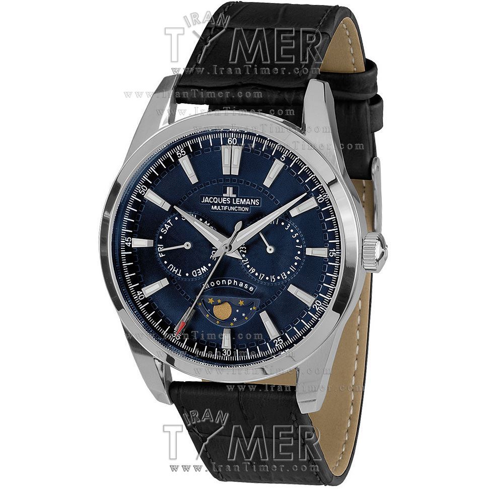 قیمت و خرید ساعت مچی مردانه ژاک لمن(JACQUES LEMANS) مدل 1-1901B کلاسیک | اورجینال و اصلی
