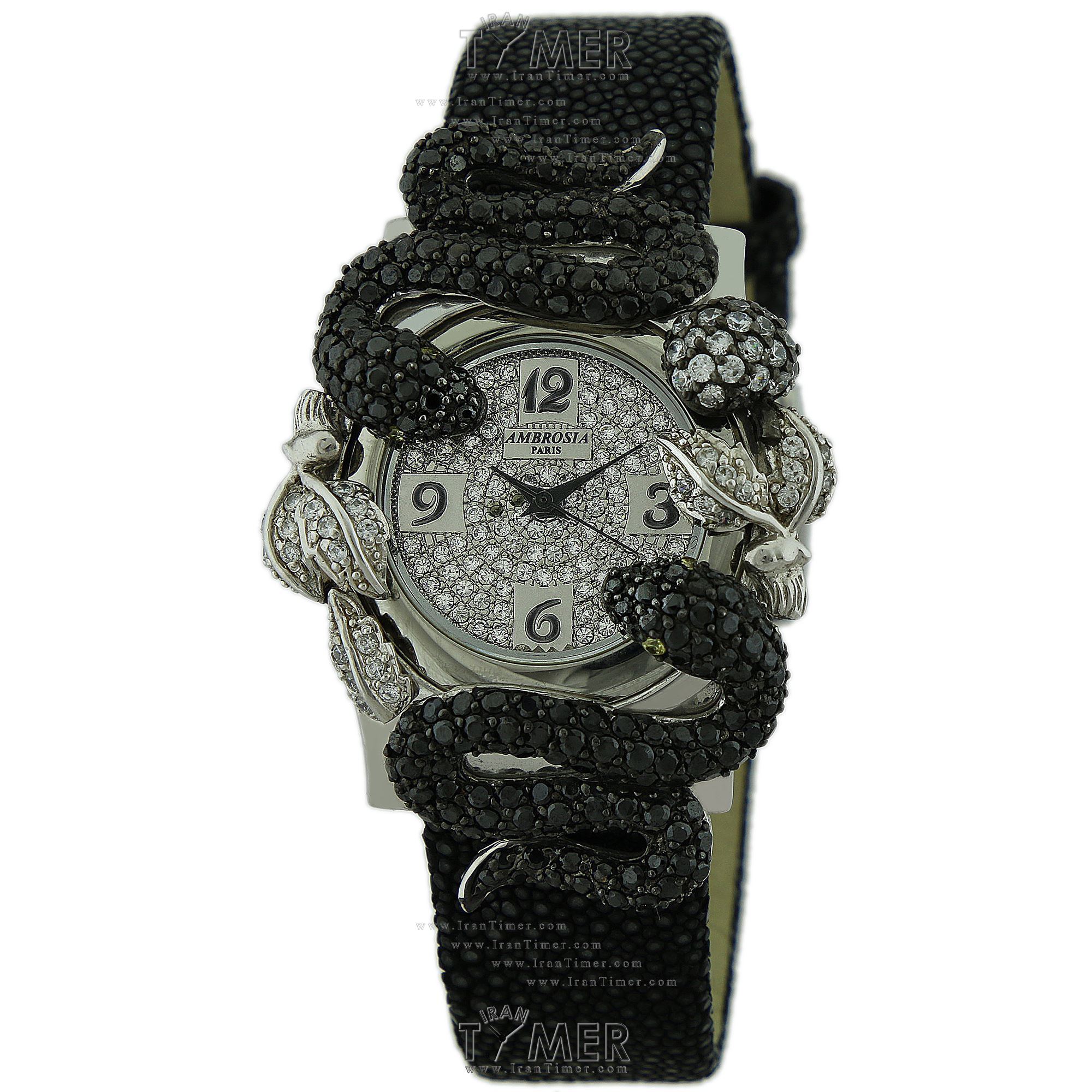 قیمت و خرید ساعت مچی زنانه آمبروزیا پاریس(AMBROSIA PARIS) مدل EDEN-BLACK-B2+RP فشن | اورجینال و اصلی
