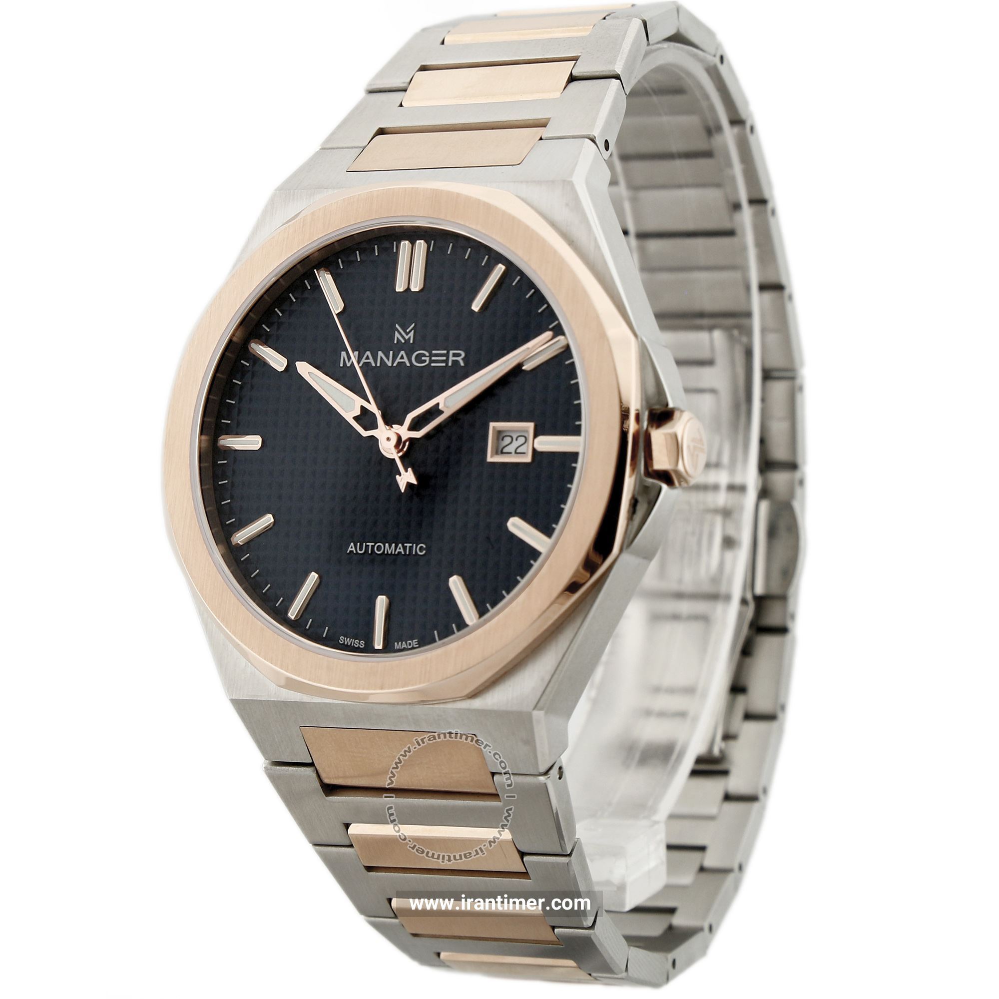 قیمت و خرید ساعت مچی مردانه منیجر(MANAGER) مدل MAN-RA-118-BRM کلاسیک | اورجینال و اصلی