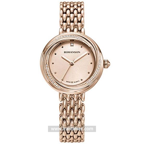 قیمت و خرید ساعت مچی زنانه رومانسون(ROMANSON) مدل RM5BS503QLRRAC6R-RG فشن | اورجینال و اصلی