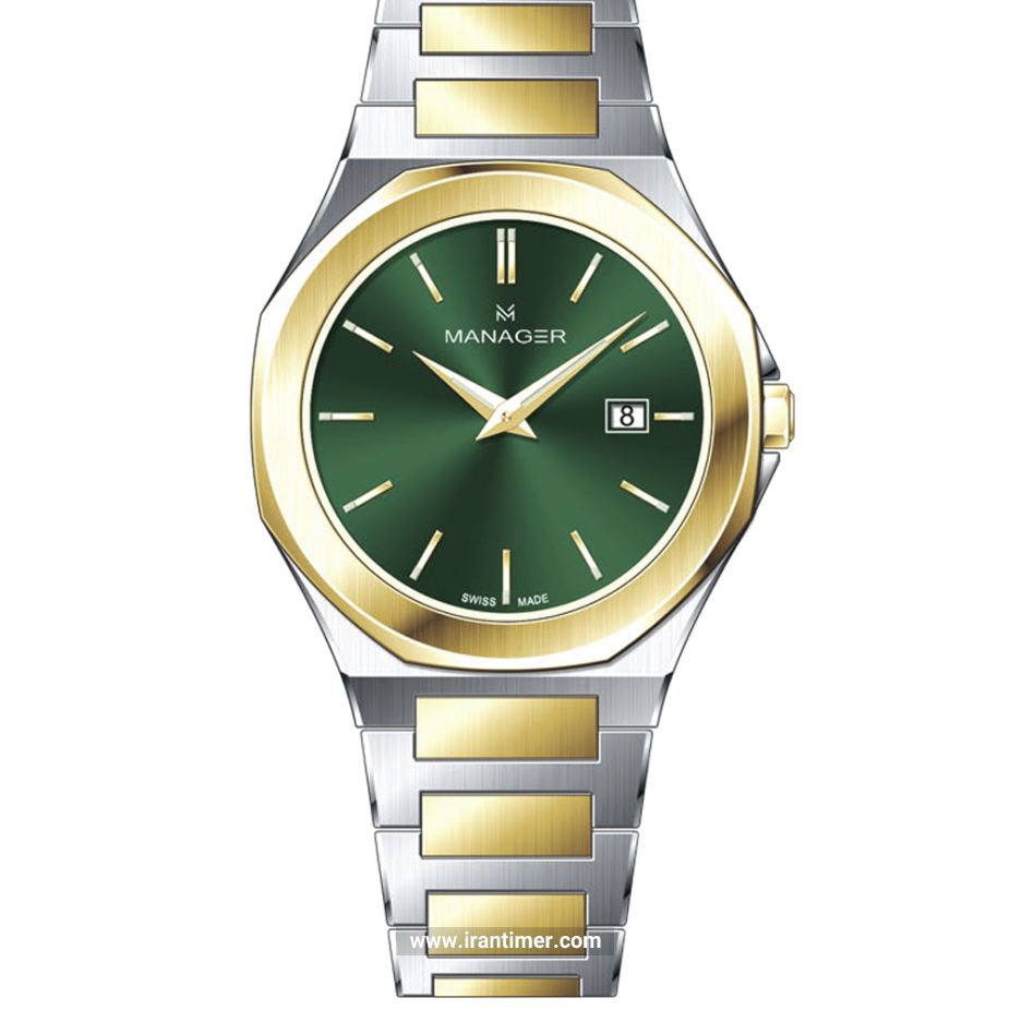 قیمت و خرید ساعت مچی زنانه منیجر(MANAGER) مدل MAN-RW-114-BGM کلاسیک | اورجینال و اصلی