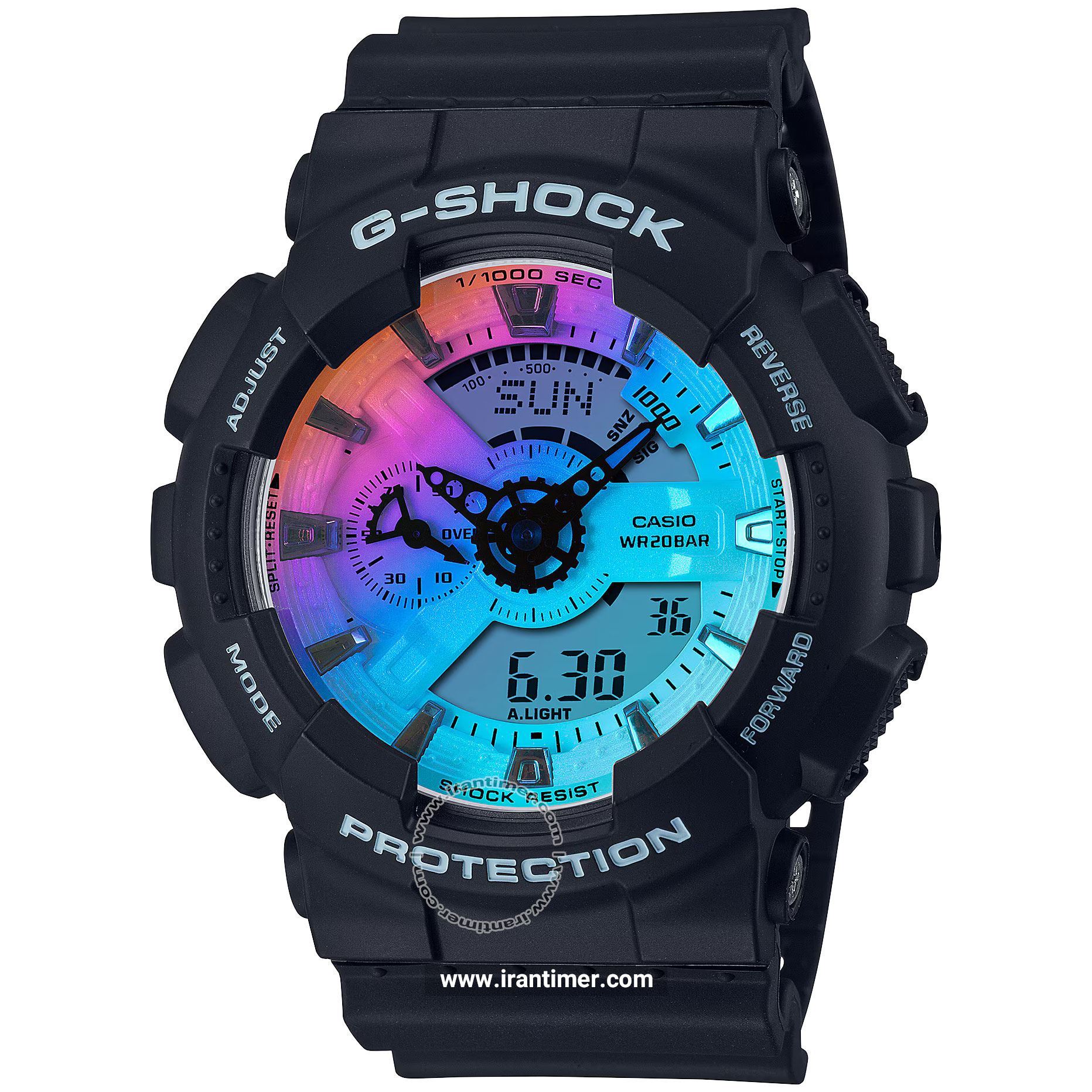 قیمت و خرید ساعت مچی مردانه کاسیو (CASIO) جی شاک مدل GA-110SR-1ADR اسپرت | اورجینال و اصلی