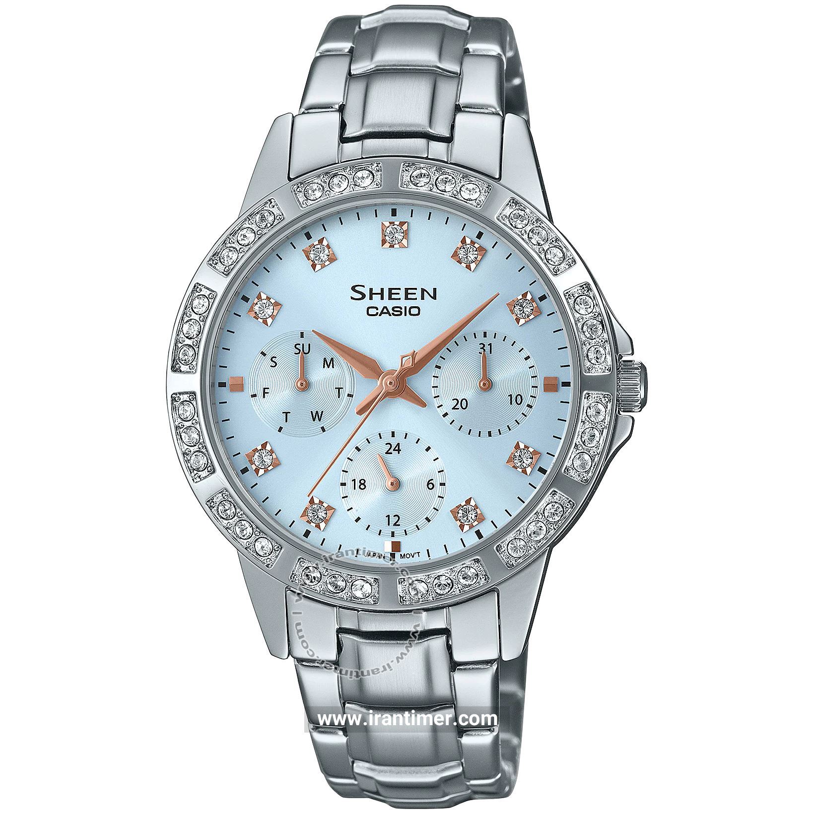 قیمت و خرید ساعت مچی زنانه کاسیو (CASIO) شین مدل SHE-3517D-2AUDF فشن | اورجینال و اصلی
