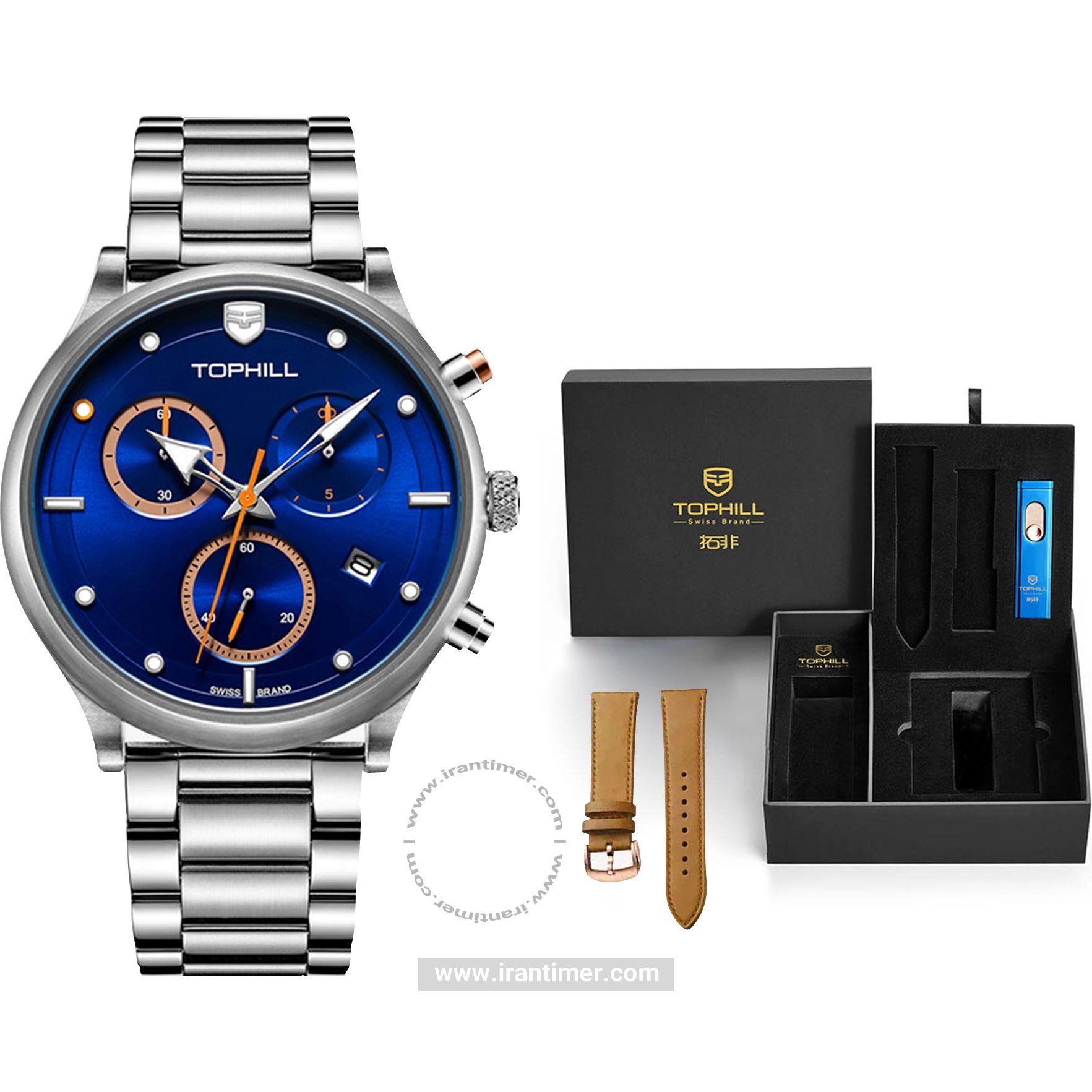 قیمت و خرید ساعت مچی مردانه تاپ هیل(TOPHILL) مدل TV006G.S1352 کلاسیک | اورجینال و اصلی