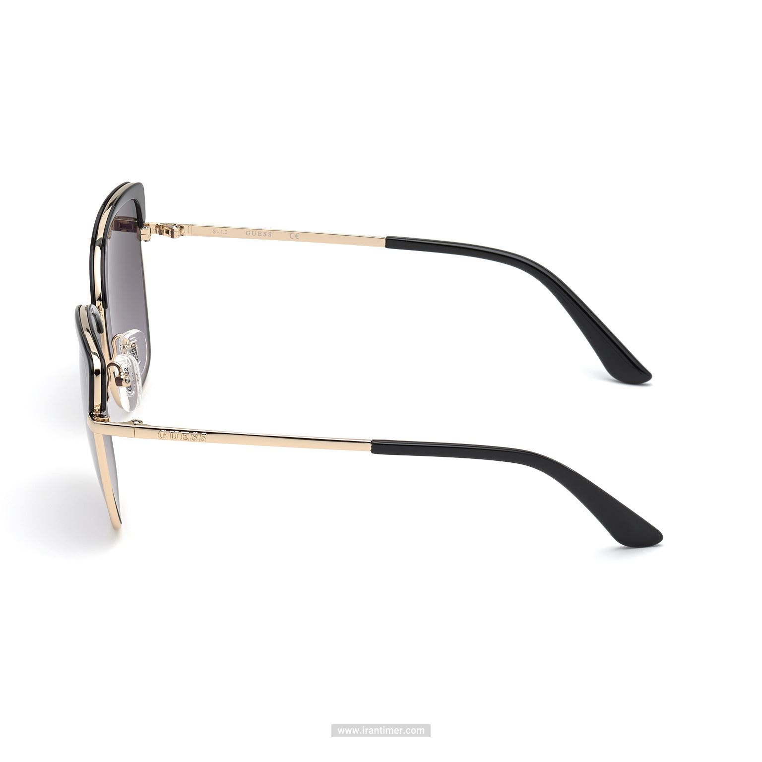 قیمت و خرید عینک آفتابی زنانه کلاسیک (guess) مدل GU 7738 01B 58 | اورجینال و اصلی