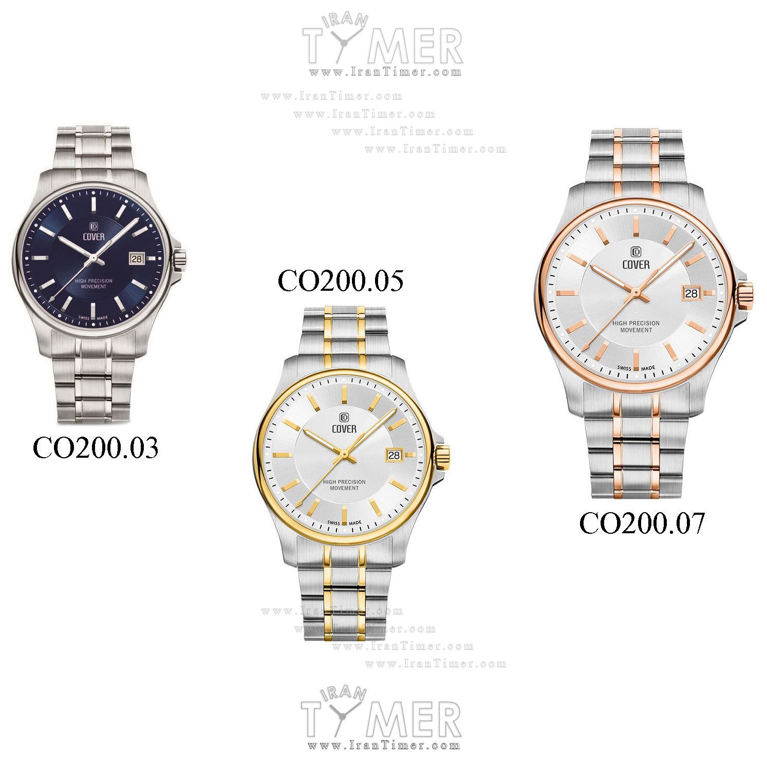 قیمت و خرید ساعت مچی مردانه کاور(COVER) مدل CO200.07 کلاسیک | اورجینال و اصلی