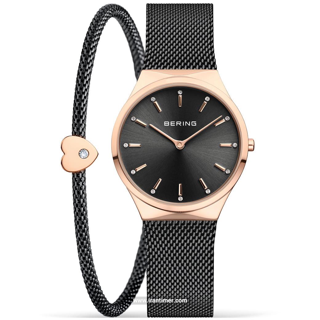 قیمت و خرید ساعت مچی زنانه برینگ(BERING) مدل B12131-169-GWP کلاسیک | اورجینال و اصلی