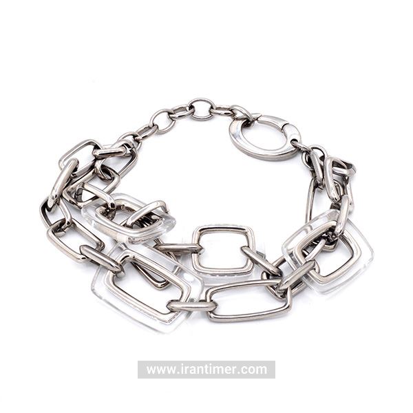 قیمت و خرید دستبند باز زنانه فسیل(FOSSIL) مدل JFB83740040 کلاسیک | اورجینال و اصلی