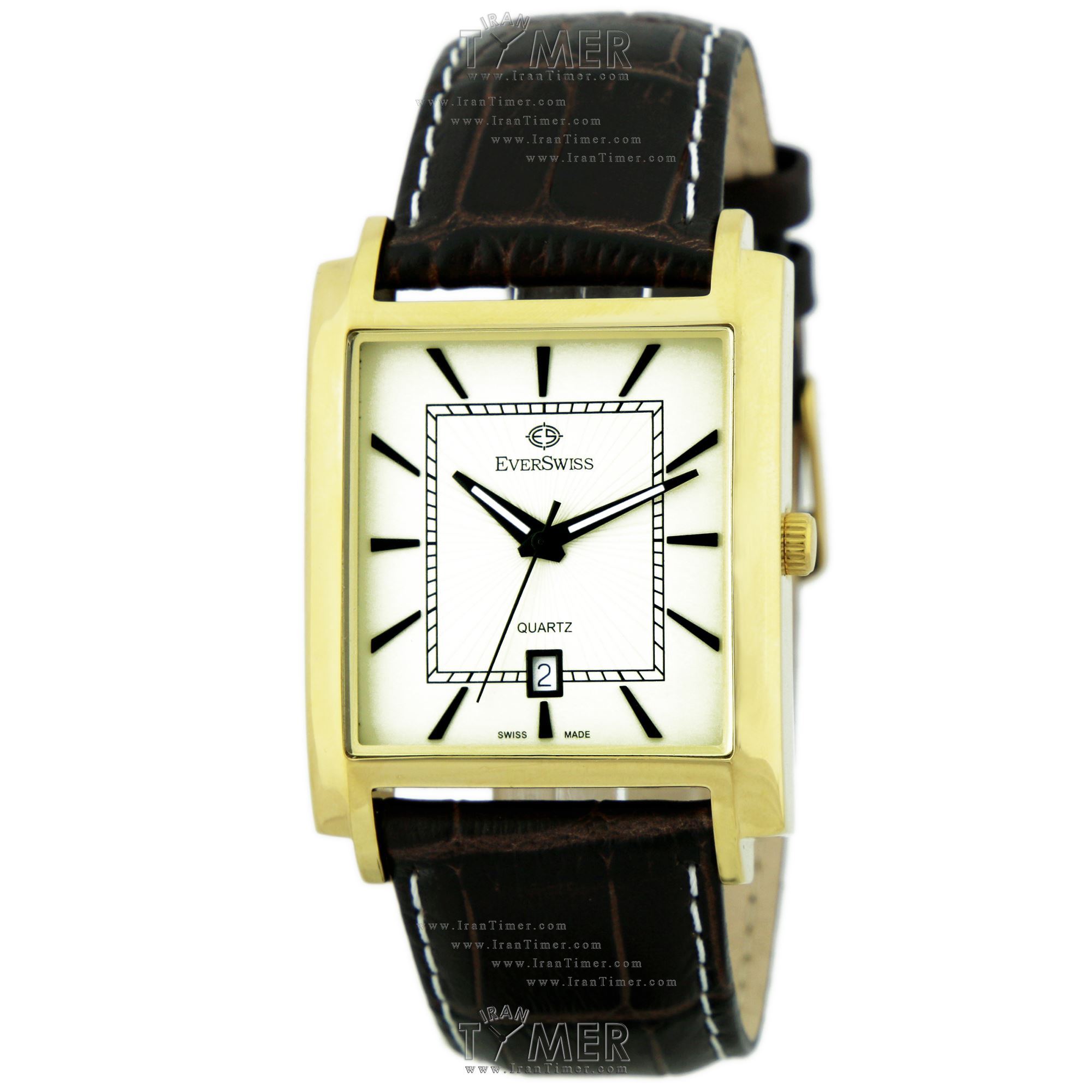 قیمت و خرید ساعت مچی مردانه اورسوئیس(EVER SWISS) مدل 9739-G156 کلاسیک | اورجینال و اصلی