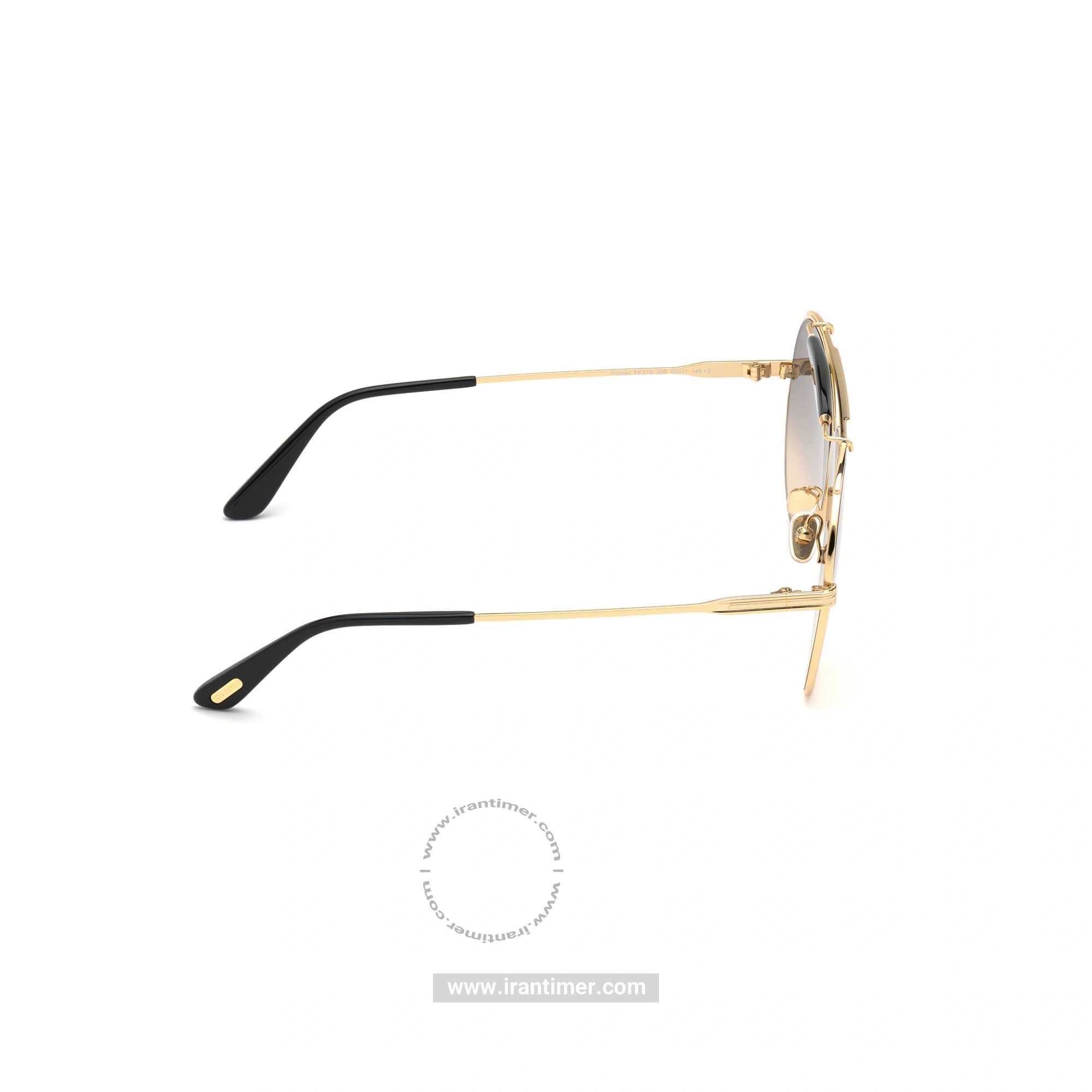 قیمت و خرید عینک آفتابی زنانه مردانه خلبانی (TOM FORD) مدل FT 0818 30B 60 | اورجینال و اصلی