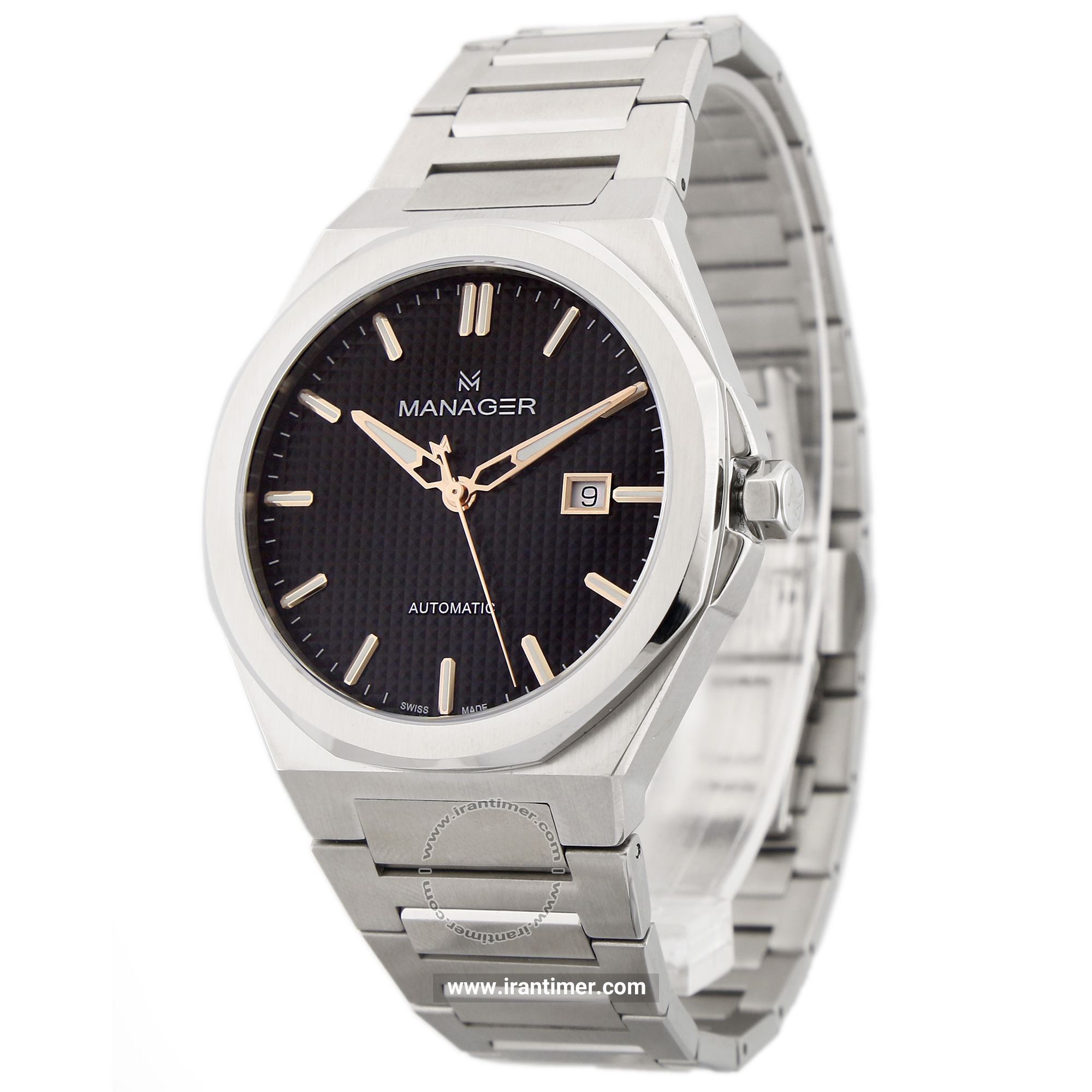 قیمت و خرید ساعت مچی مردانه منیجر(MANAGER) مدل MAN-RA-111-SM کلاسیک | اورجینال و اصلی