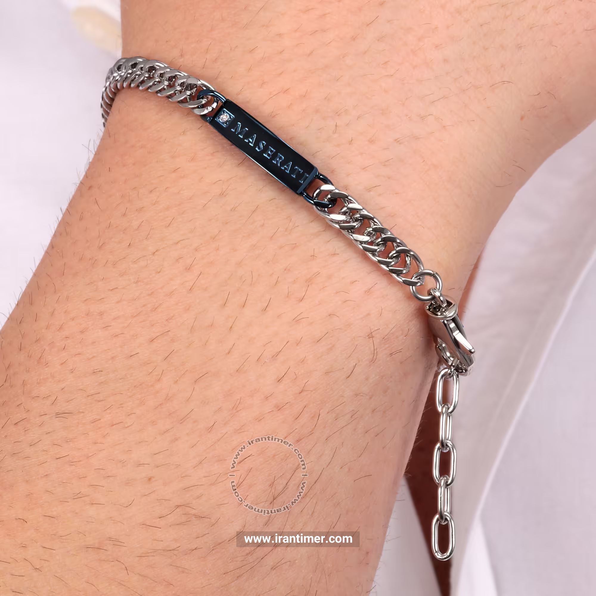 قیمت و خرید دستبند باز مردانه مازراتی(MASERATI) مدل JM221ATY09 کلاسیک | اورجینال و اصلی