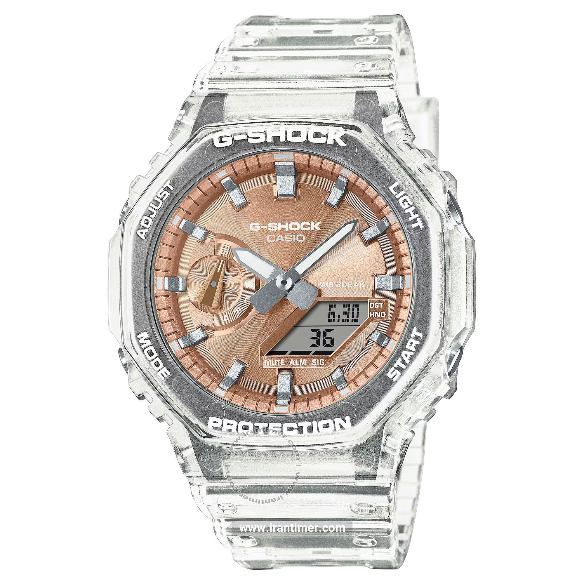 قیمت و خرید ساعت مچی مردانه کاسیو (CASIO) جی شاک مدل GA-2100BM-7A5DR اسپرت | اورجینال و اصلی