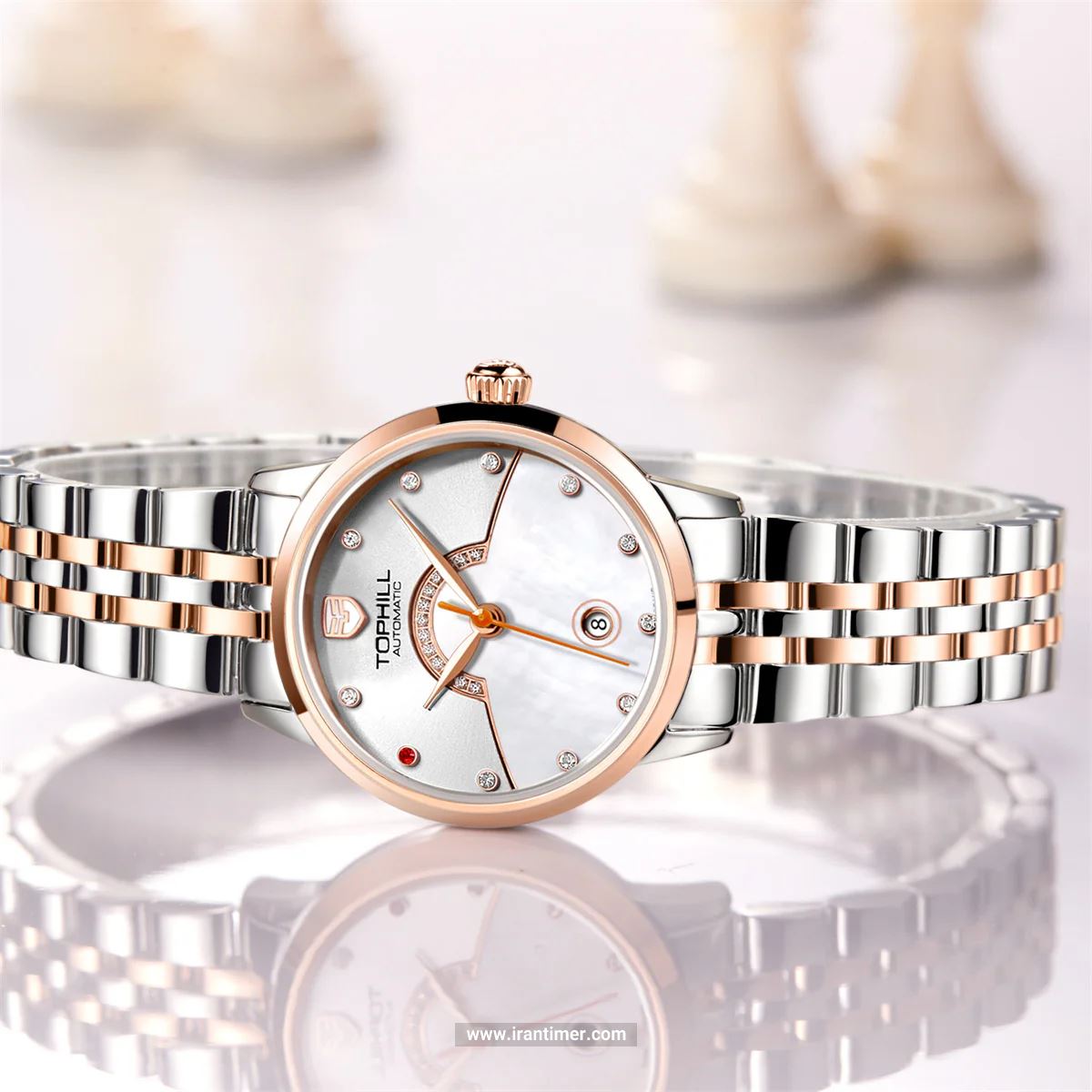 قیمت و خرید ساعت مچی زنانه تاپ هیل(TOPHILL) مدل TE039L.S7238 فشن | اورجینال و اصلی
