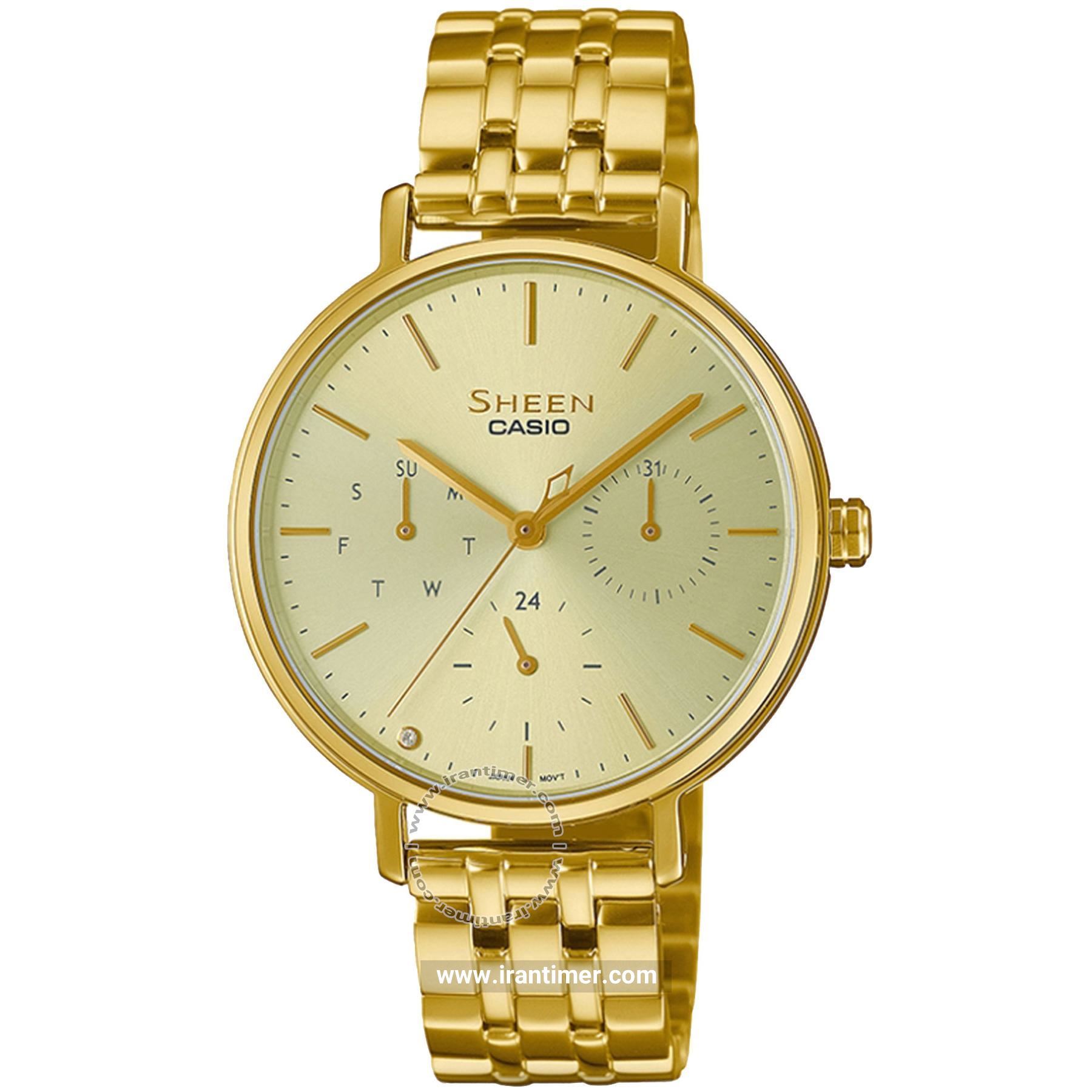 قیمت و خرید ساعت مچی زنانه کاسیو (CASIO) شین مدل SHE-4541G-9AUDF | اورجینال و اصلی