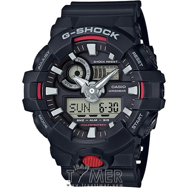 قیمت و خرید ساعت مچی مردانه کاسیو (CASIO) جی شاک مدل GA-700-1ADR اسپرت | اورجینال و اصلی