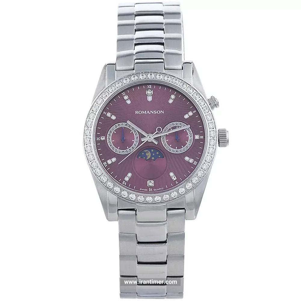 قیمت و خرید ساعت مچی زنانه رومانسون(ROMANSON) مدل RM0356LL1WAF2W-PURPLE فشن | اورجینال و اصلی