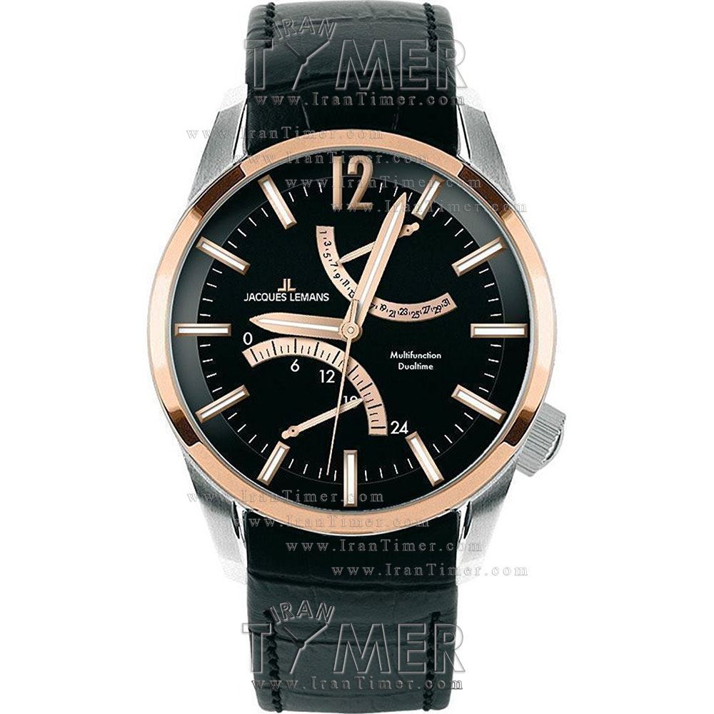 قیمت و خرید ساعت مچی مردانه ژاک لمن(JACQUES LEMANS) مدل 1-1583E کلاسیک | اورجینال و اصلی