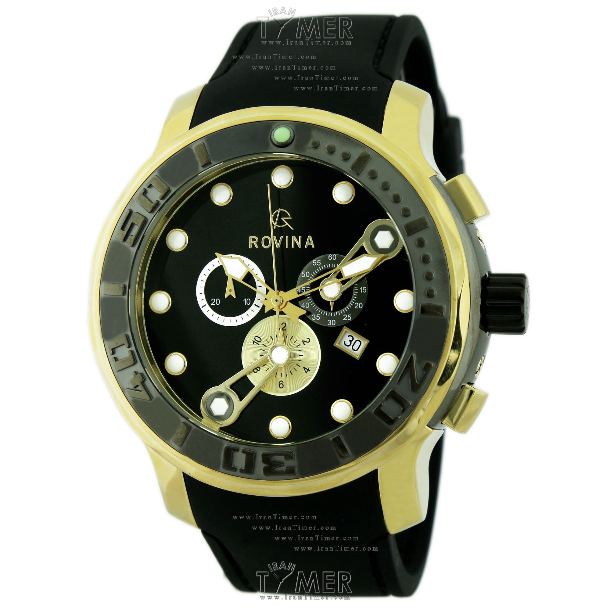 قیمت و خرید ساعت مچی مردانه رُوینا(ROVINA) مدل 66108G3SB اسپرت | اورجینال و اصلی