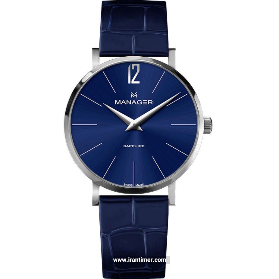 قیمت و خرید ساعت مچی مردانه منیجر(MANAGER) مدل MAN-PS-08-SL کلاسیک | اورجینال و اصلی