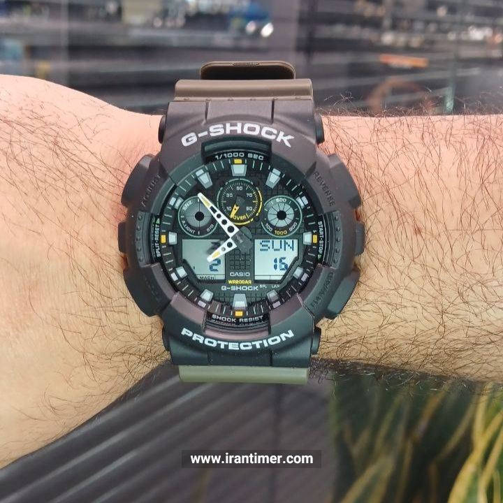 قیمت و خرید ساعت مچی مردانه کاسیو (CASIO) مدل GA-100TU-1A3DR اسپرت | اورجینال و اصلی