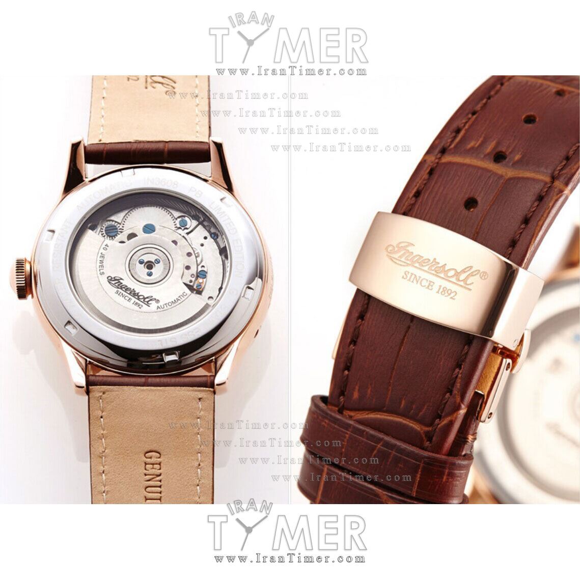 قیمت و خرید ساعت مچی مردانه اینگرسول(INGERSOLL) مدل IN3608RCR کلاسیک | اورجینال و اصلی